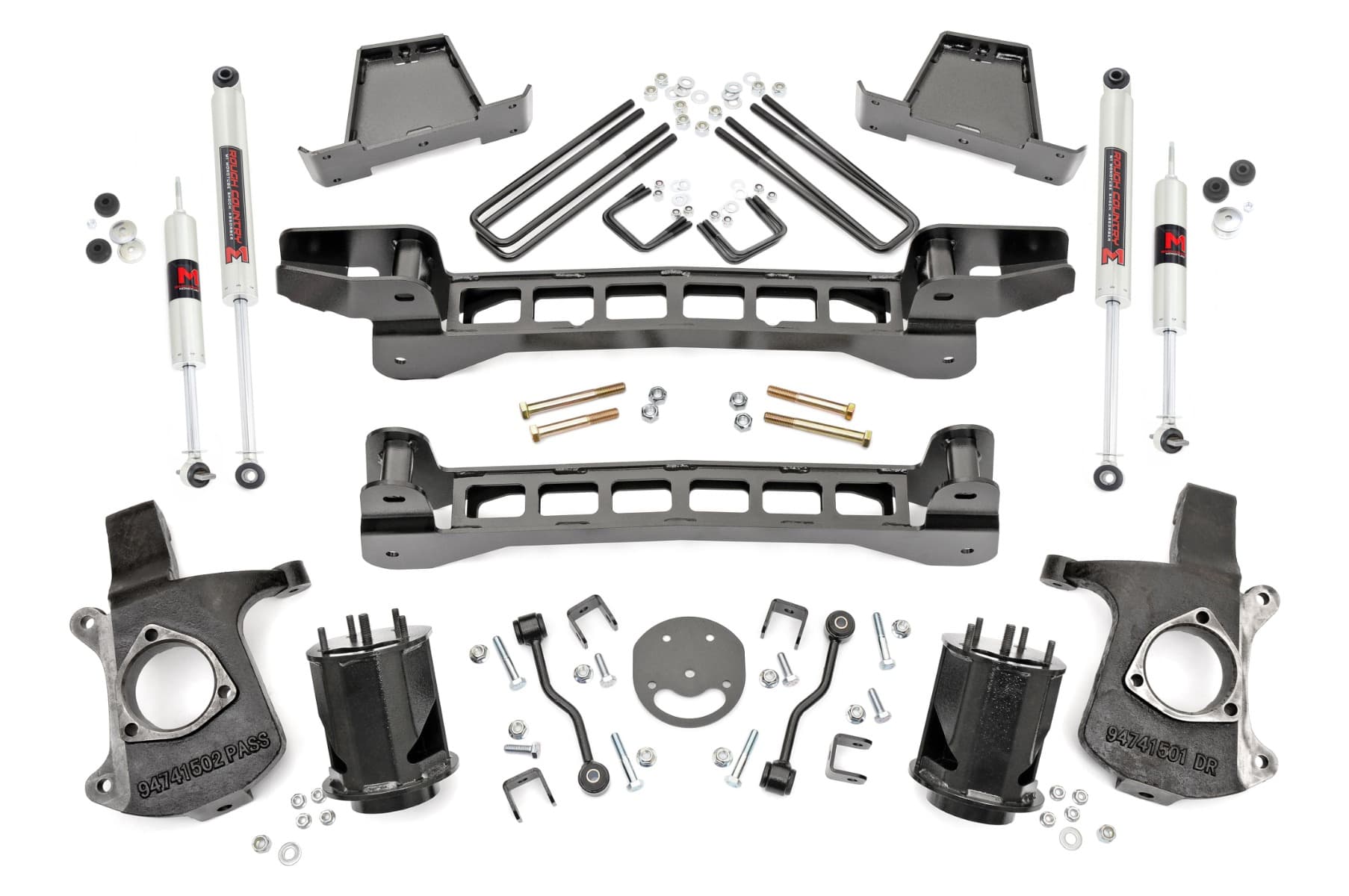 6-Inch Lift Kit with M1 Shocks for Silverado/Sierra 2WD (1999–2007)