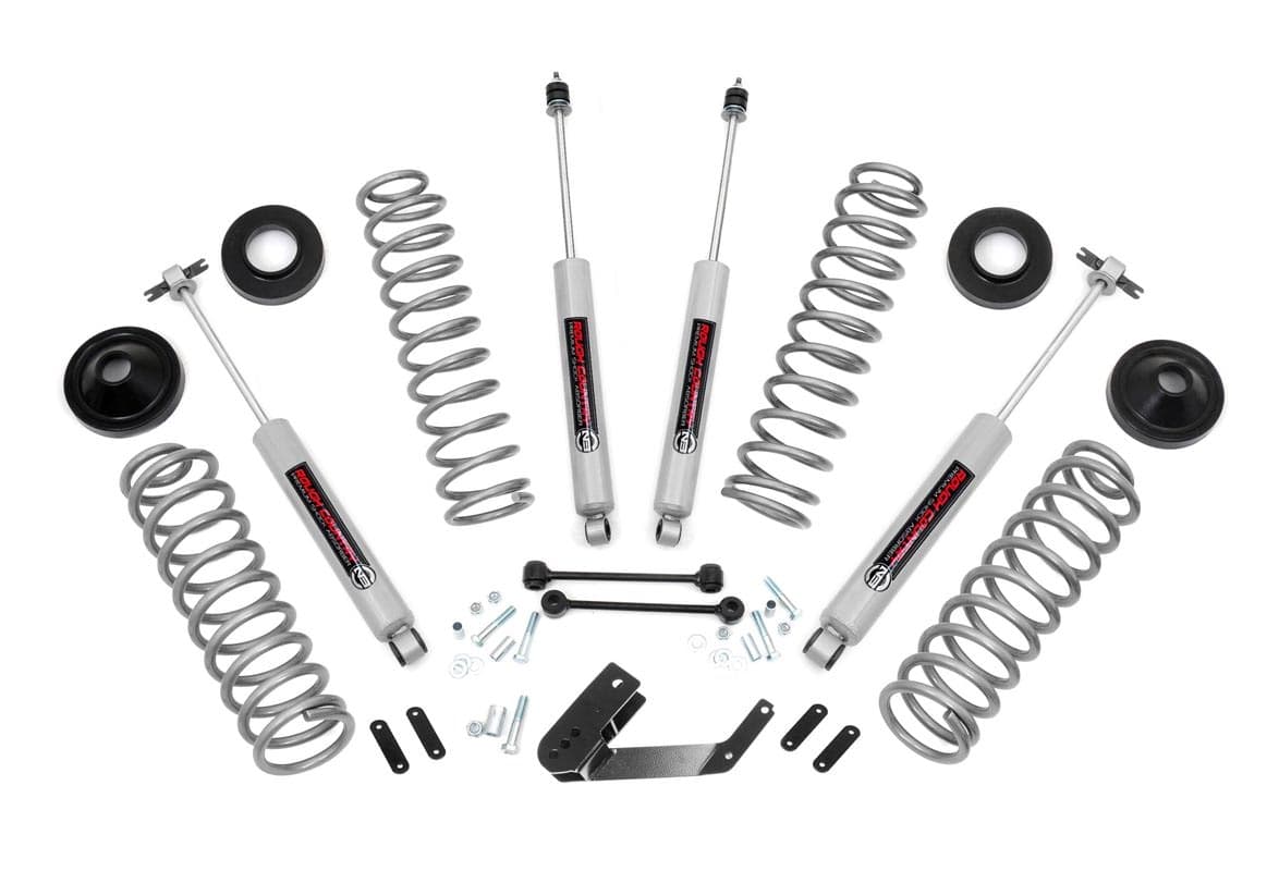 3.25-Inch Lift Kit with N3 Shocks for 2007–2017 Jeep Wrangler 4WD