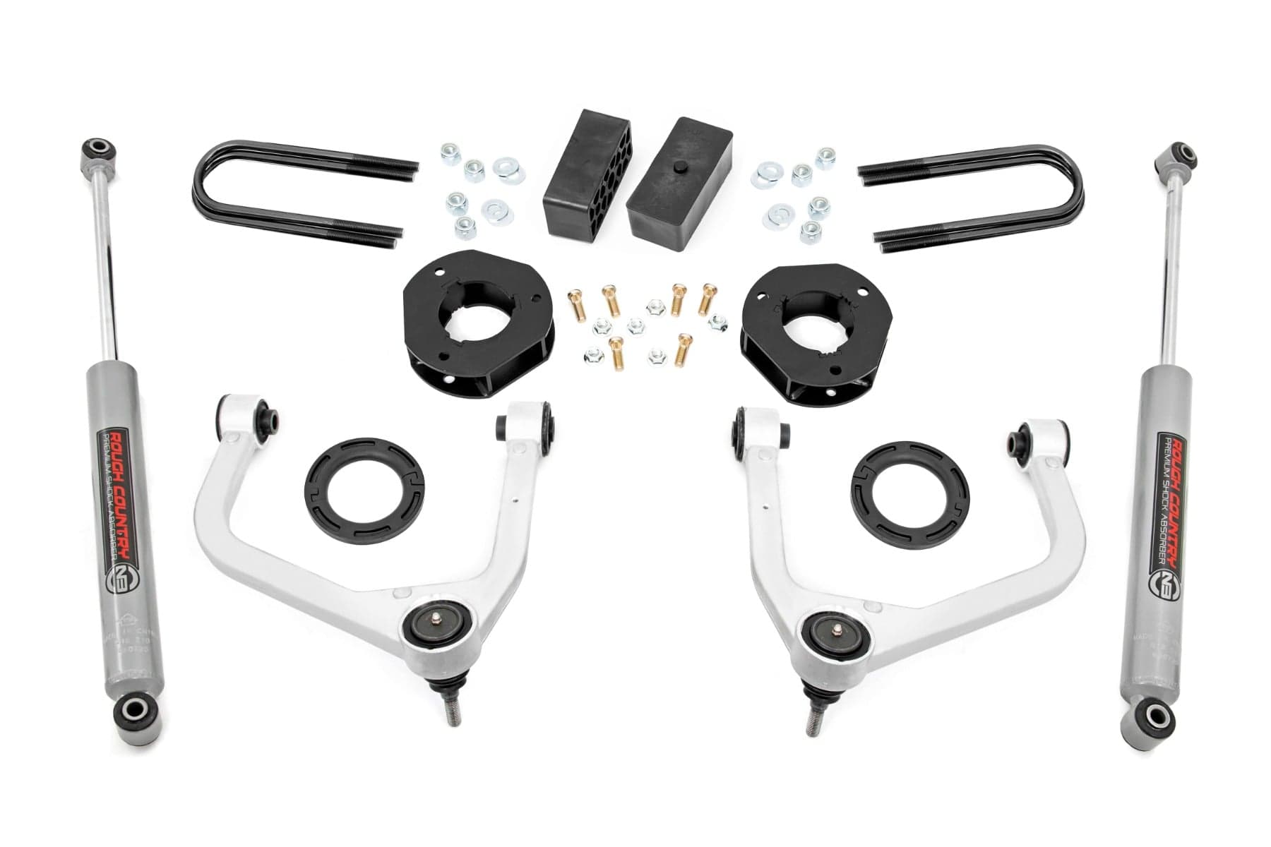 3.5-Inch Lift Kit with N3 Shocks for GMC Sierra 1500 (2019-2024)