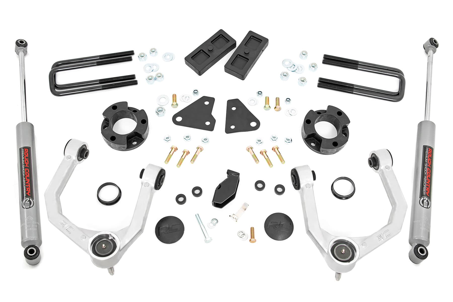 Rough Country lift kit for Ford Ranger (2019–2023)