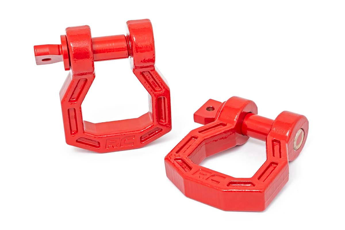 Forged D-Ring Shackles with Red Pin