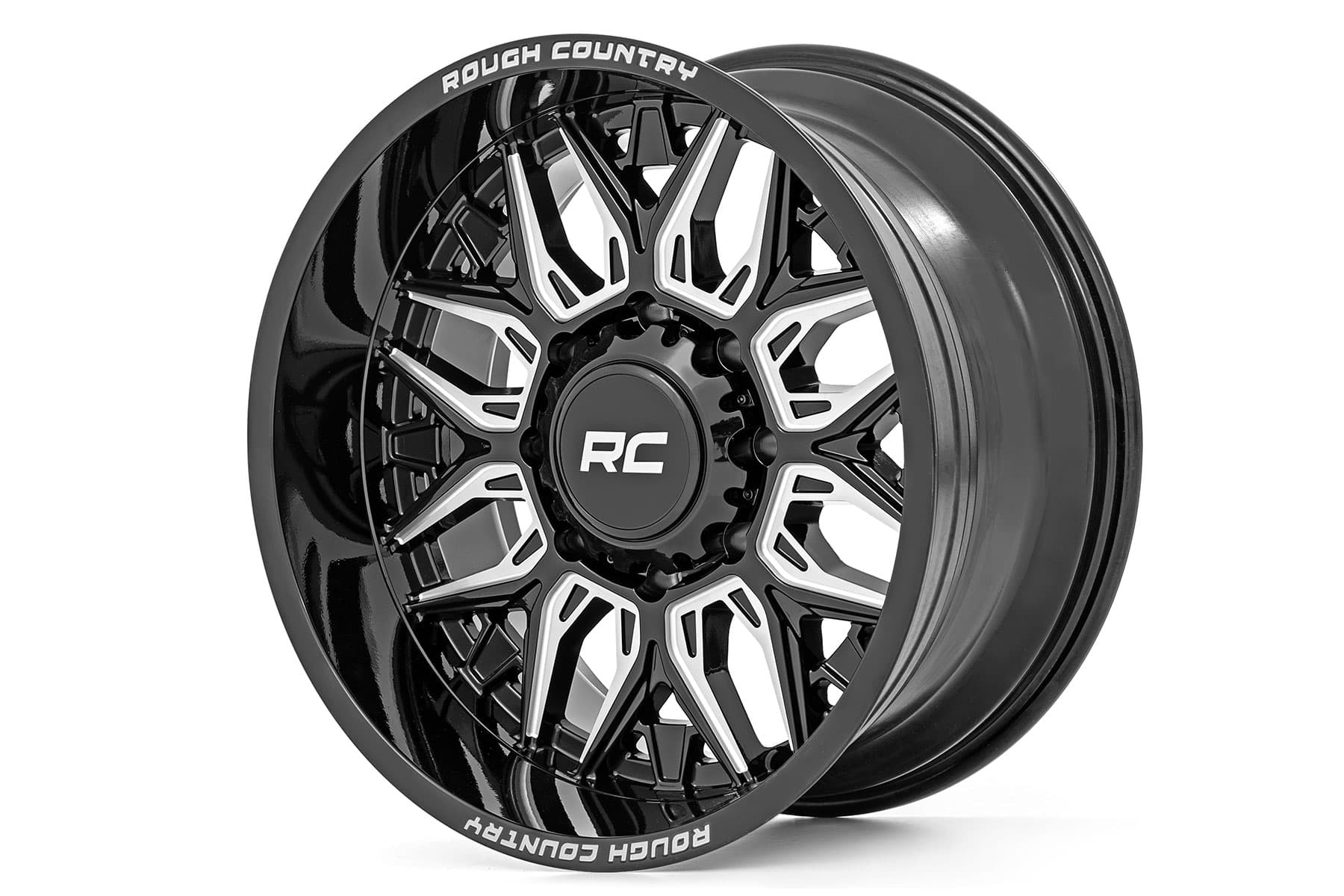 86 Series Wheel — Gloss Black with Milled Accents