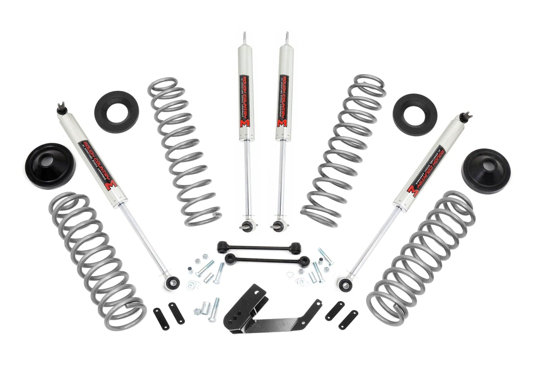 3.25-Inch Lift Kit with M1 Shocks for Wrangler Unlimited (2007-2017)