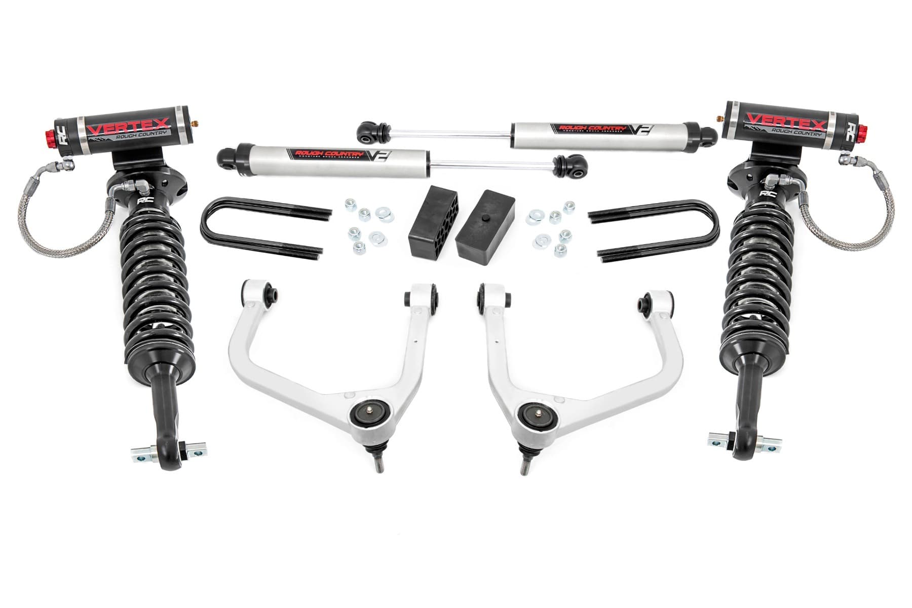 3.5-Inch Lift Kit with Vertex 2.5 and V2 Shocks for Sierra 1500