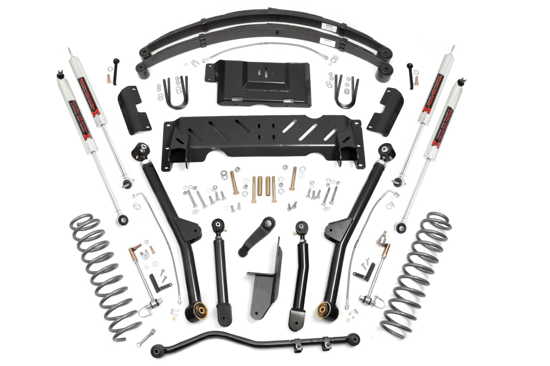 4.5-Inch Lift Kit with M1 Shocks for 1984–2001 Jeep Cherokee 4WD — Part 68640