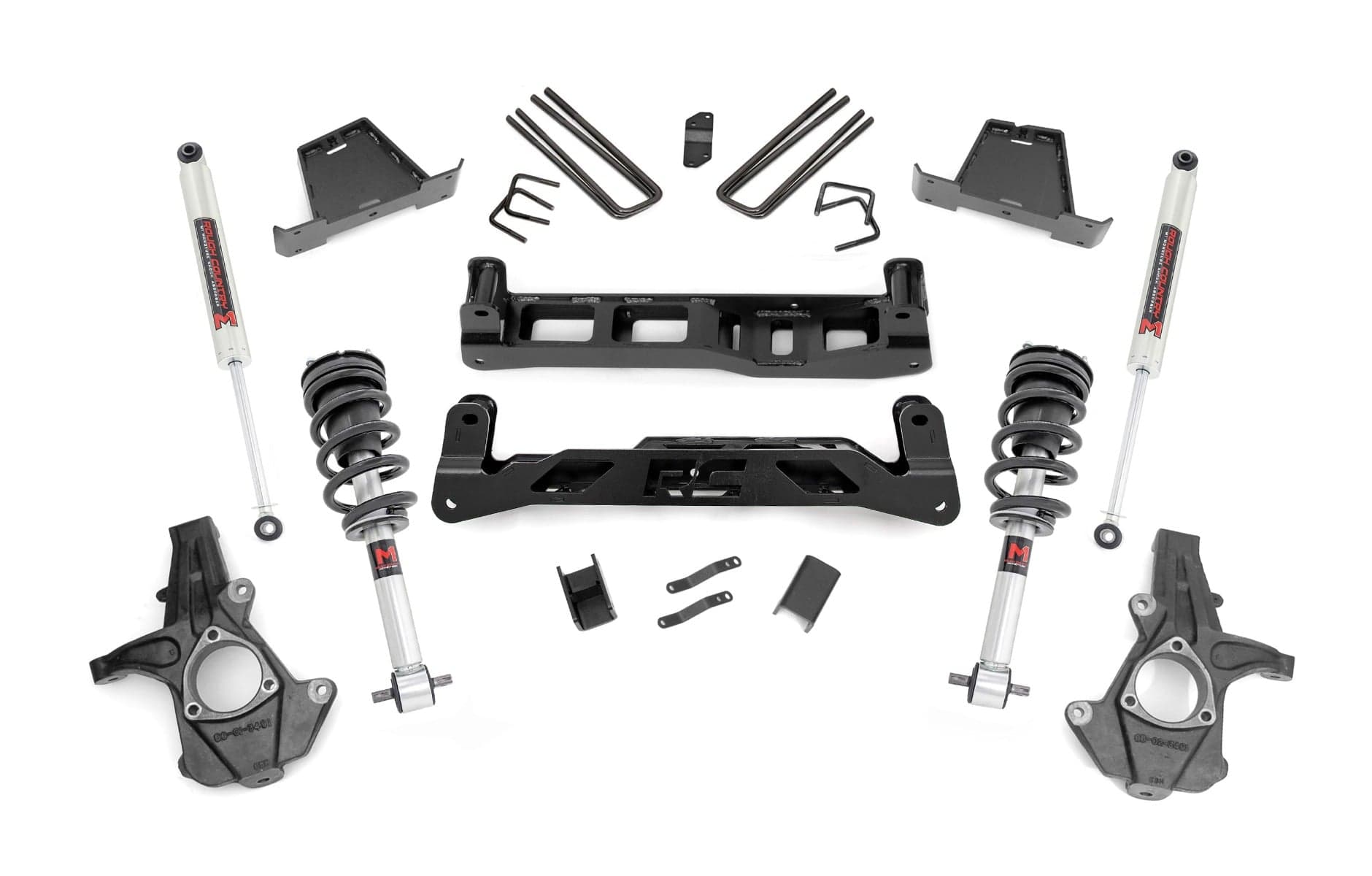 7.5-Inch Lift Kit with M1 Shocks for 2007–2013 Silverado/Sierra 2WD