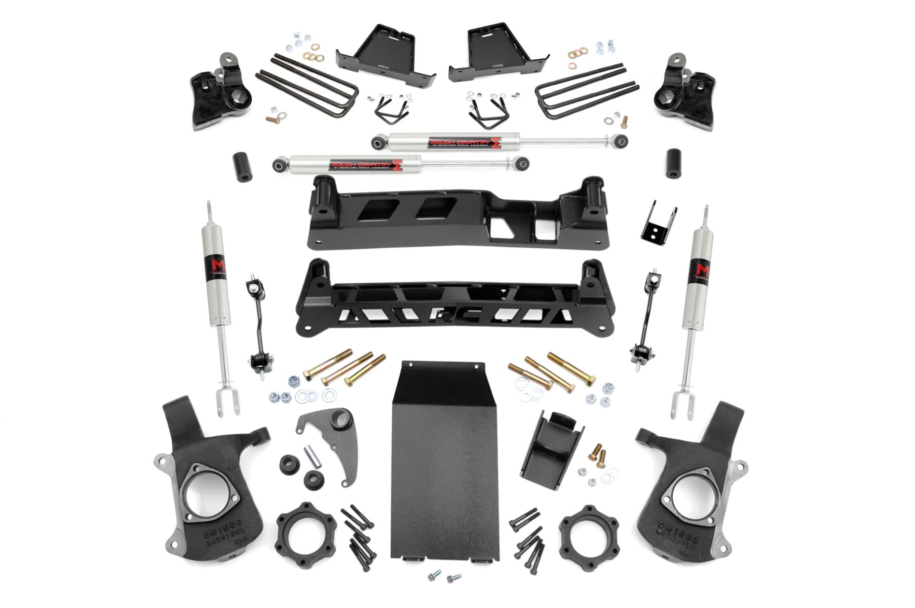 4-Inch Lift Kit with M1 Shocks for Silverado/Sierra 1500 4WD