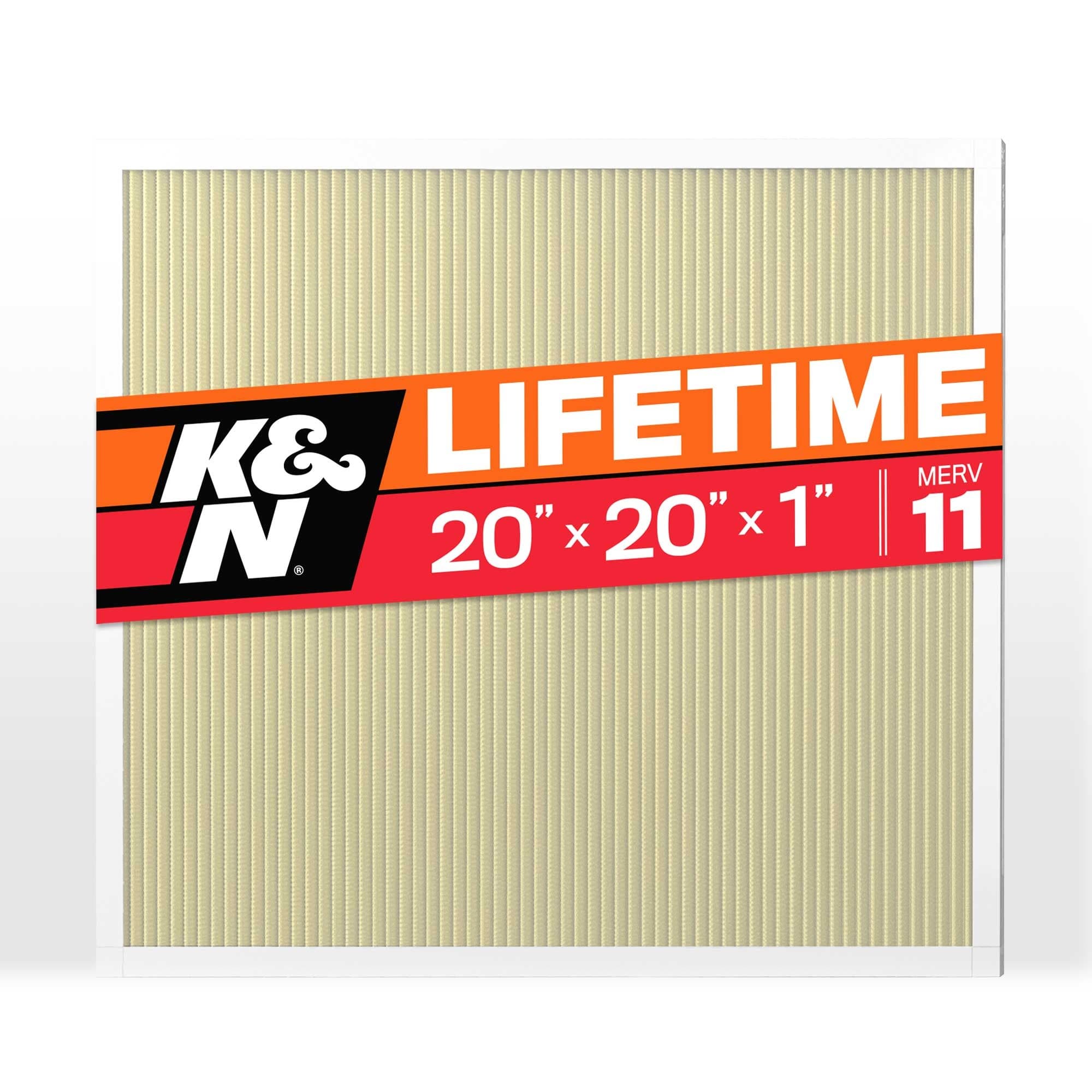 K&N HVAC FILTER; 20 X 20 X 1, MERV 11 HVC-12020