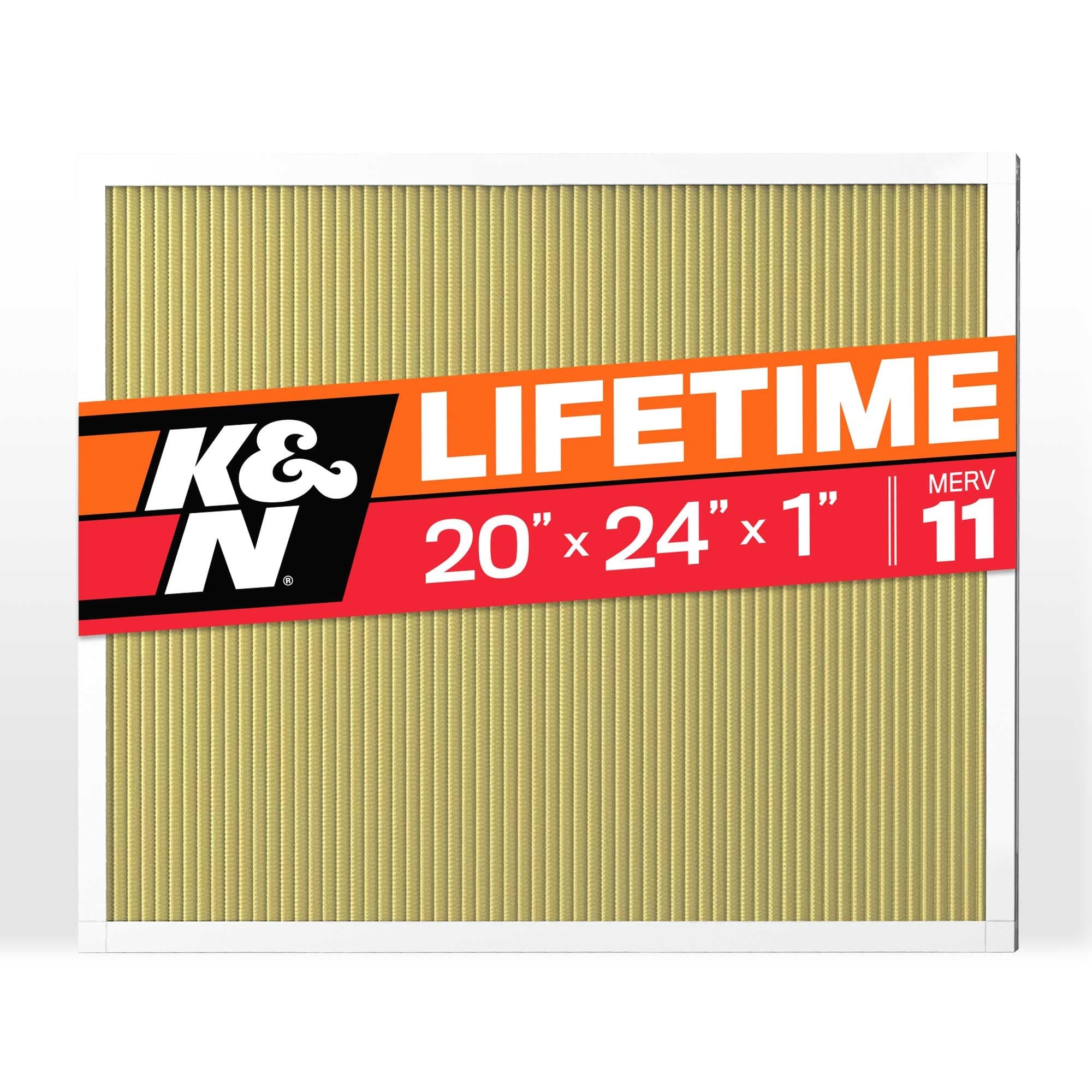 K&N HVAC FILTER; 20 X 24 X 1, MERV 11 HVC-12024