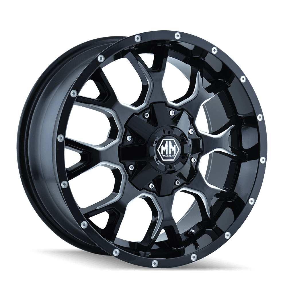 Mayhem WARRIOR (8015) GLOSS BLACK MILLED 8015-7937M18