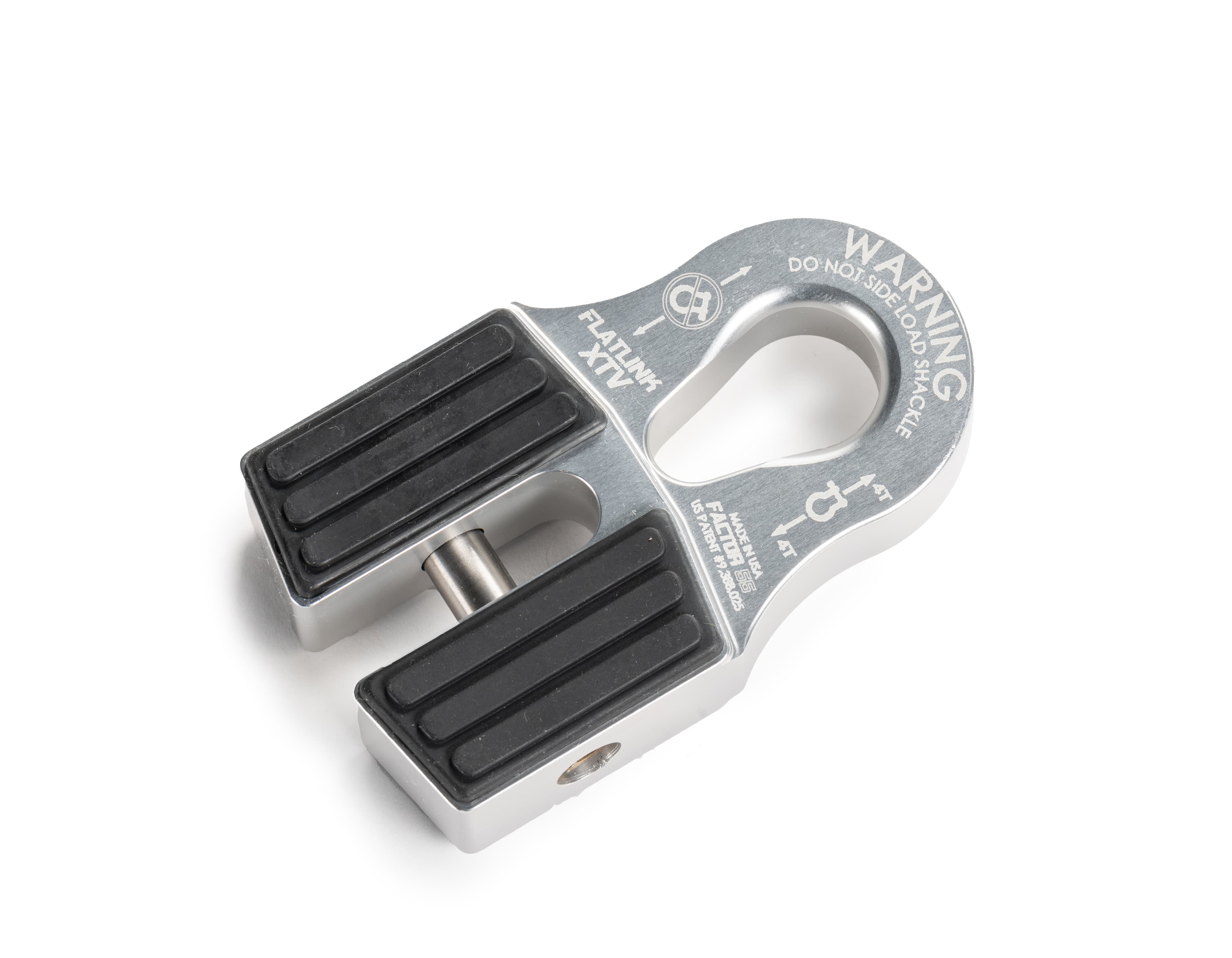 Factor 55 FLATLINK XTV WINCH SHACKLE MOUNT -- SILVER 00070-05