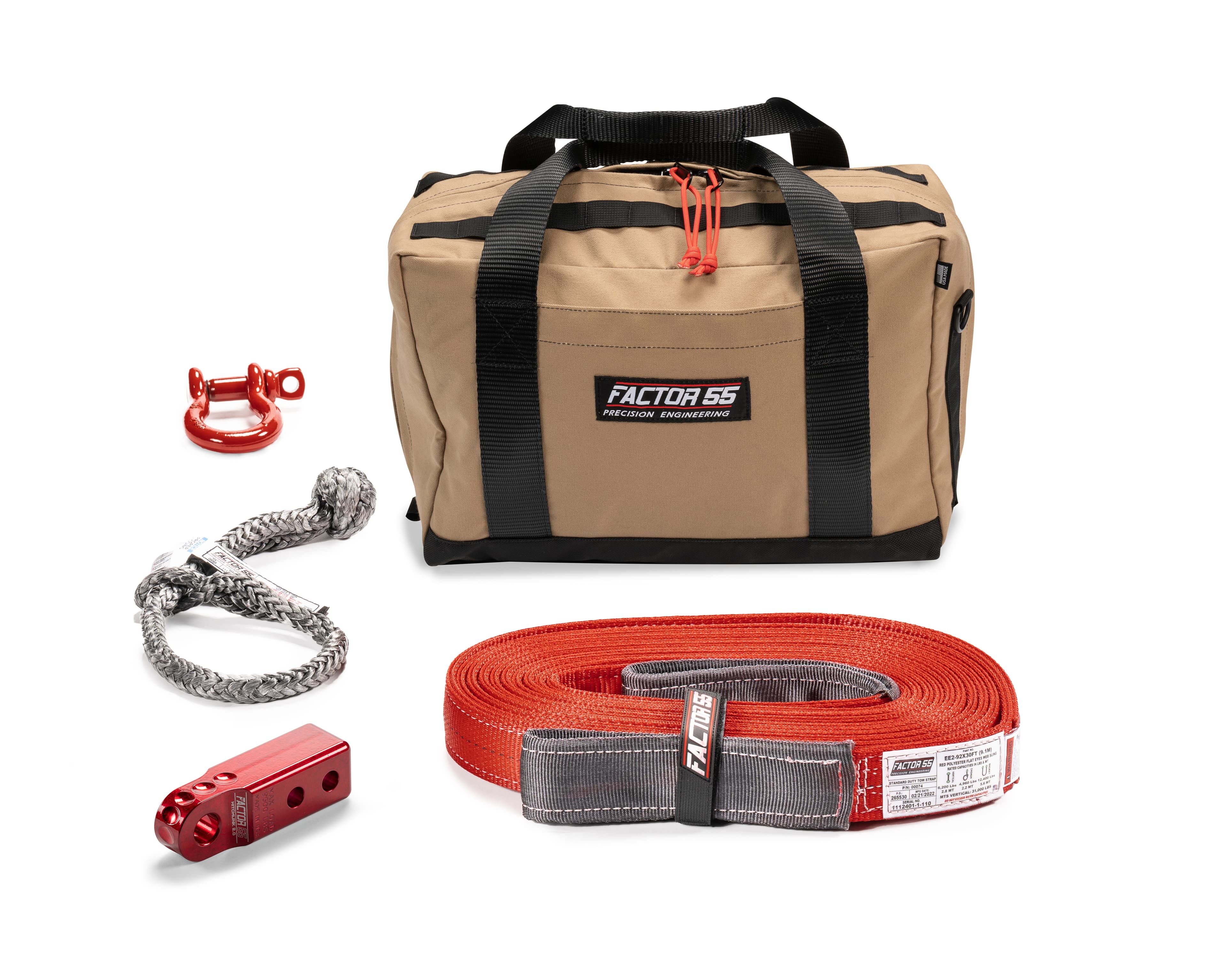 Factor 55 OWYHEE RECOVERY KIT (RED HITCHLINK AND MED BAG) 00485-01-MEDIUM