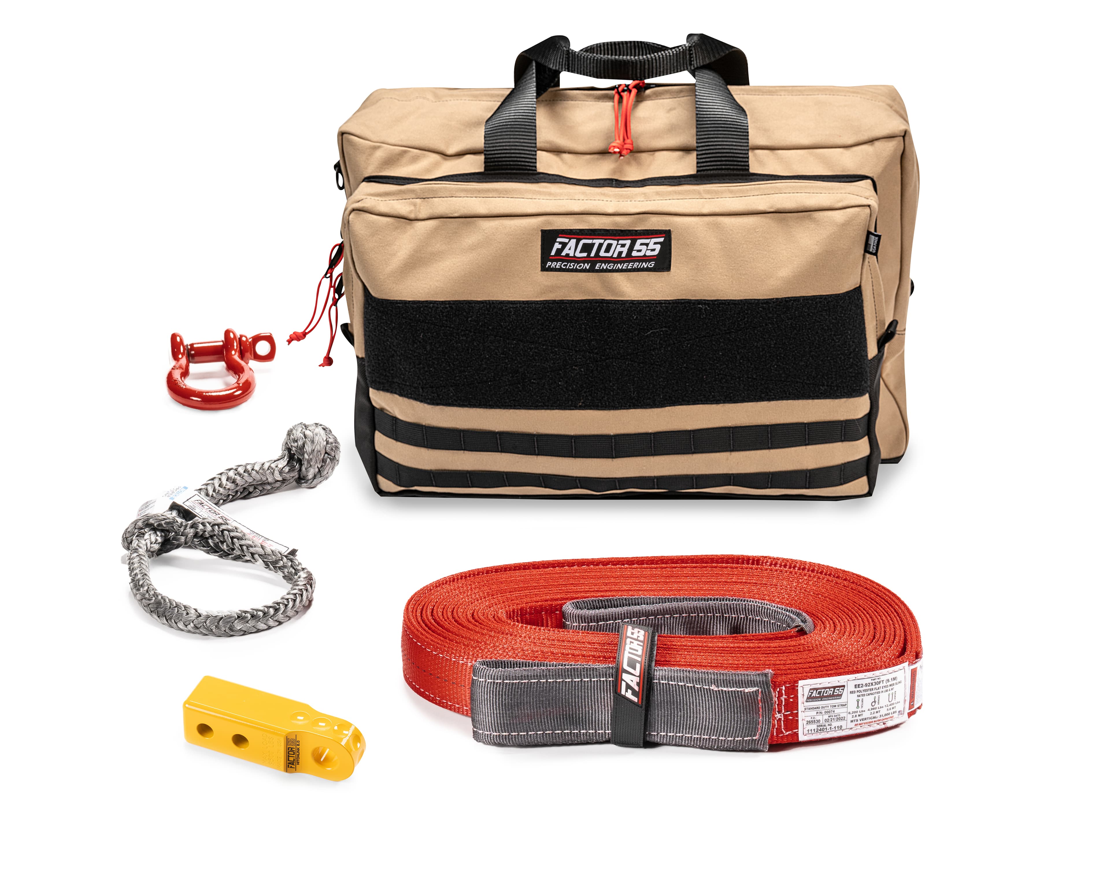 Factor 55 OWYHEE RECOVERY KIT (YELLOW HITCHLINK AND LARGE BAG) 00485-03-LARGE