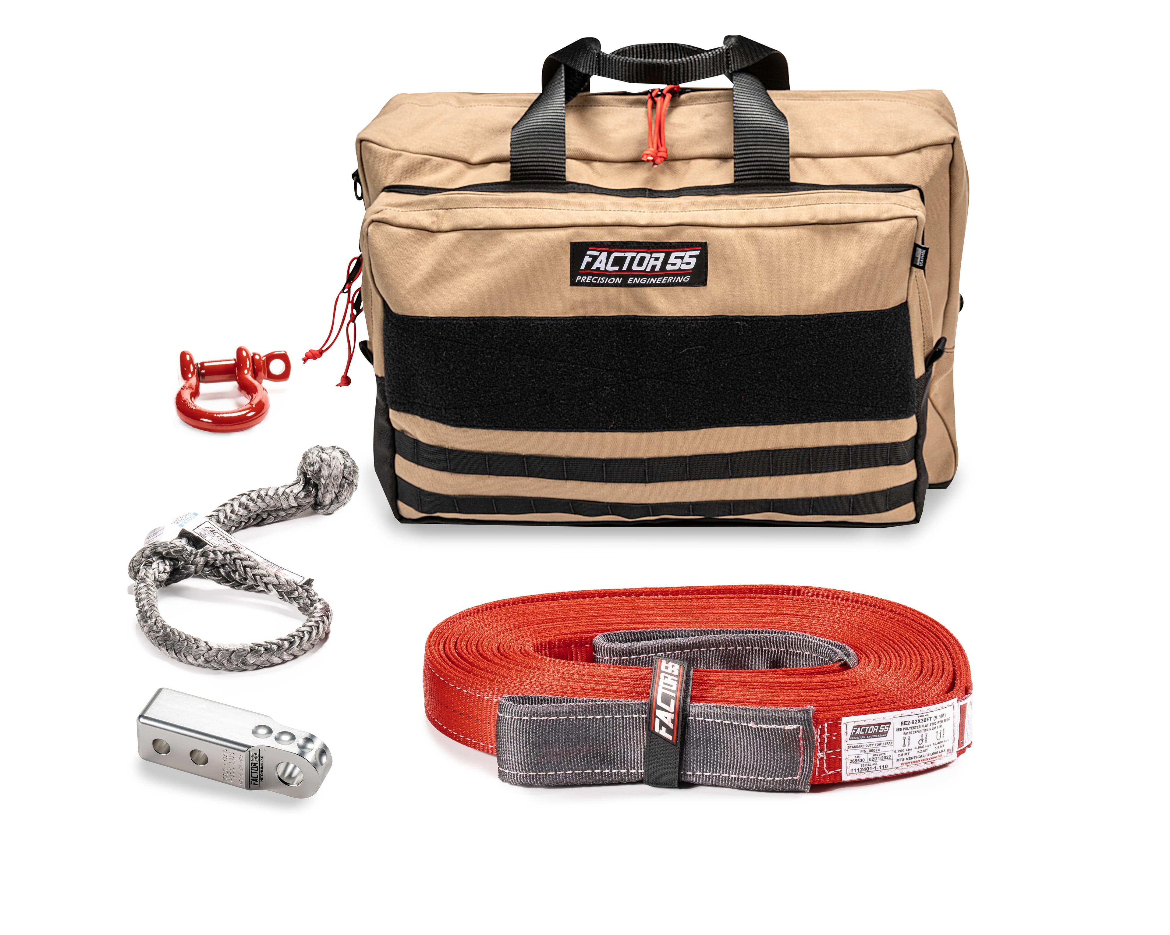 Factor 55 OWYHEE RECOVERY KIT (SILVER HITCHLINK AND LARGE BAG) 00485-05-LARGE