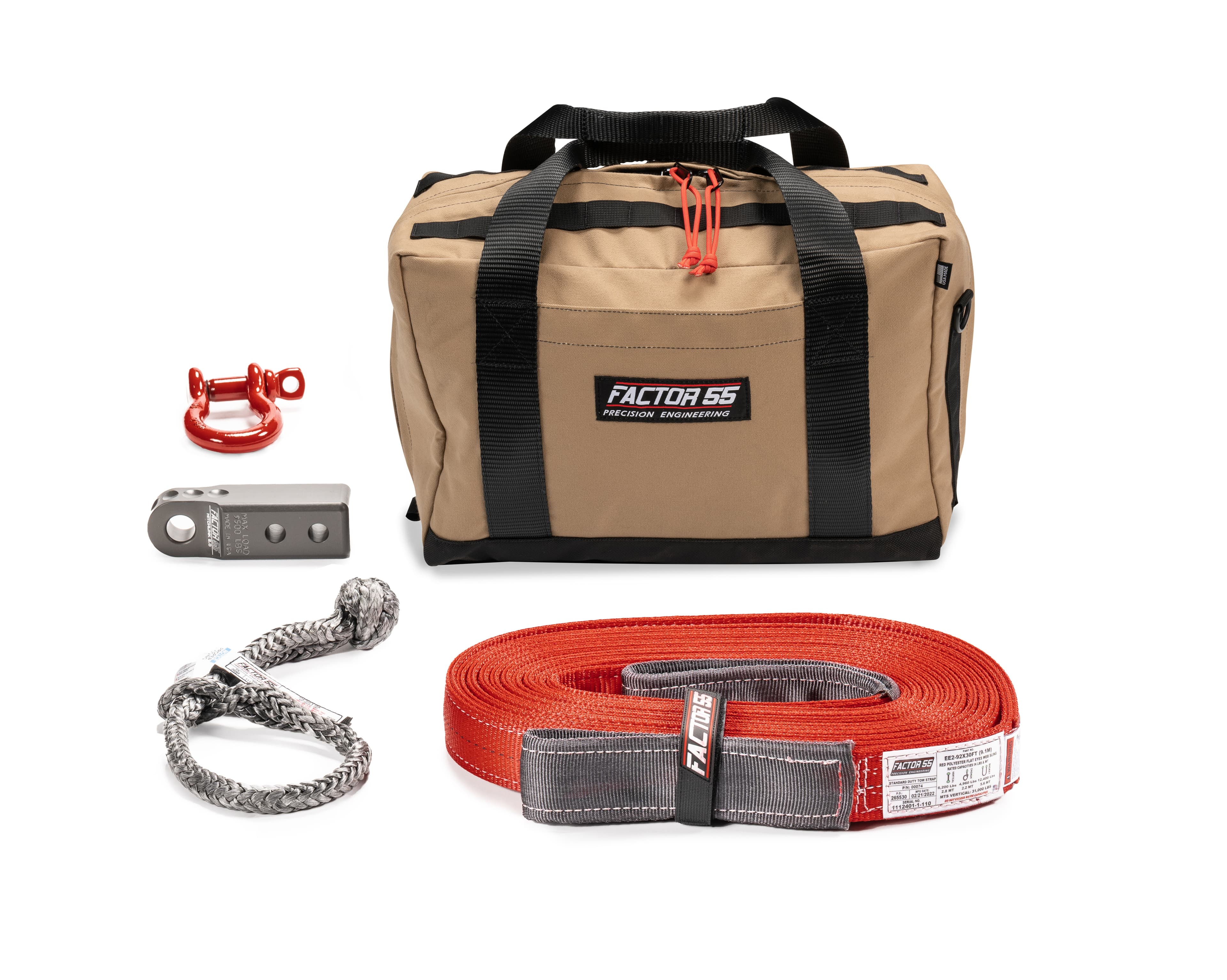 Factor 55 OWYHEE RECOVERY KIT (GRAY HITCHLINK AND MED BAG) 00485-06-MEDIUM