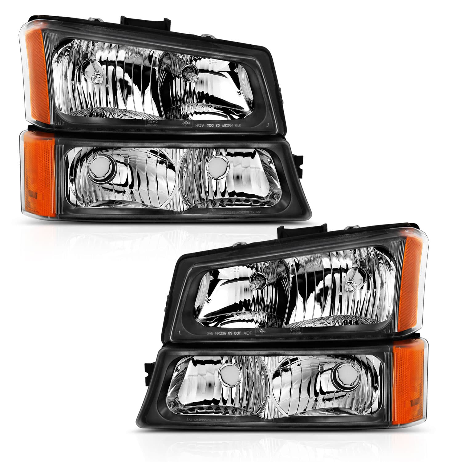 ANZO USA headlight for Chevrolet Silverado 1500 (2003–2006)