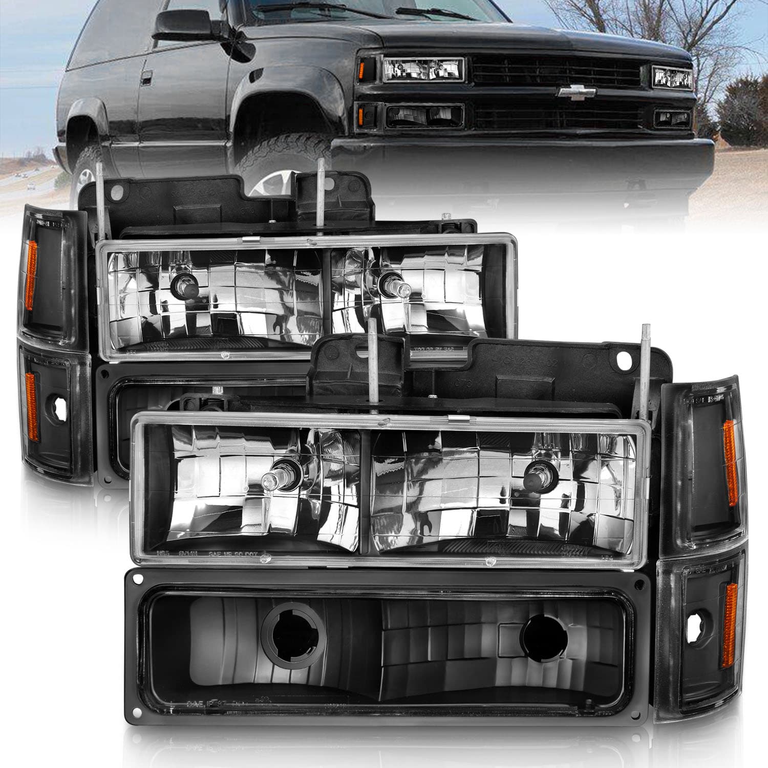 ANZO USA headlight for Chevrolet Tahoe (1995–1999)