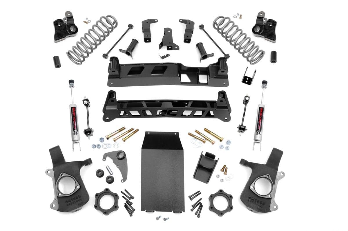 6-Inch Lift Kit with N3 Shocks for GM 1500 SUVs (2000–2006)