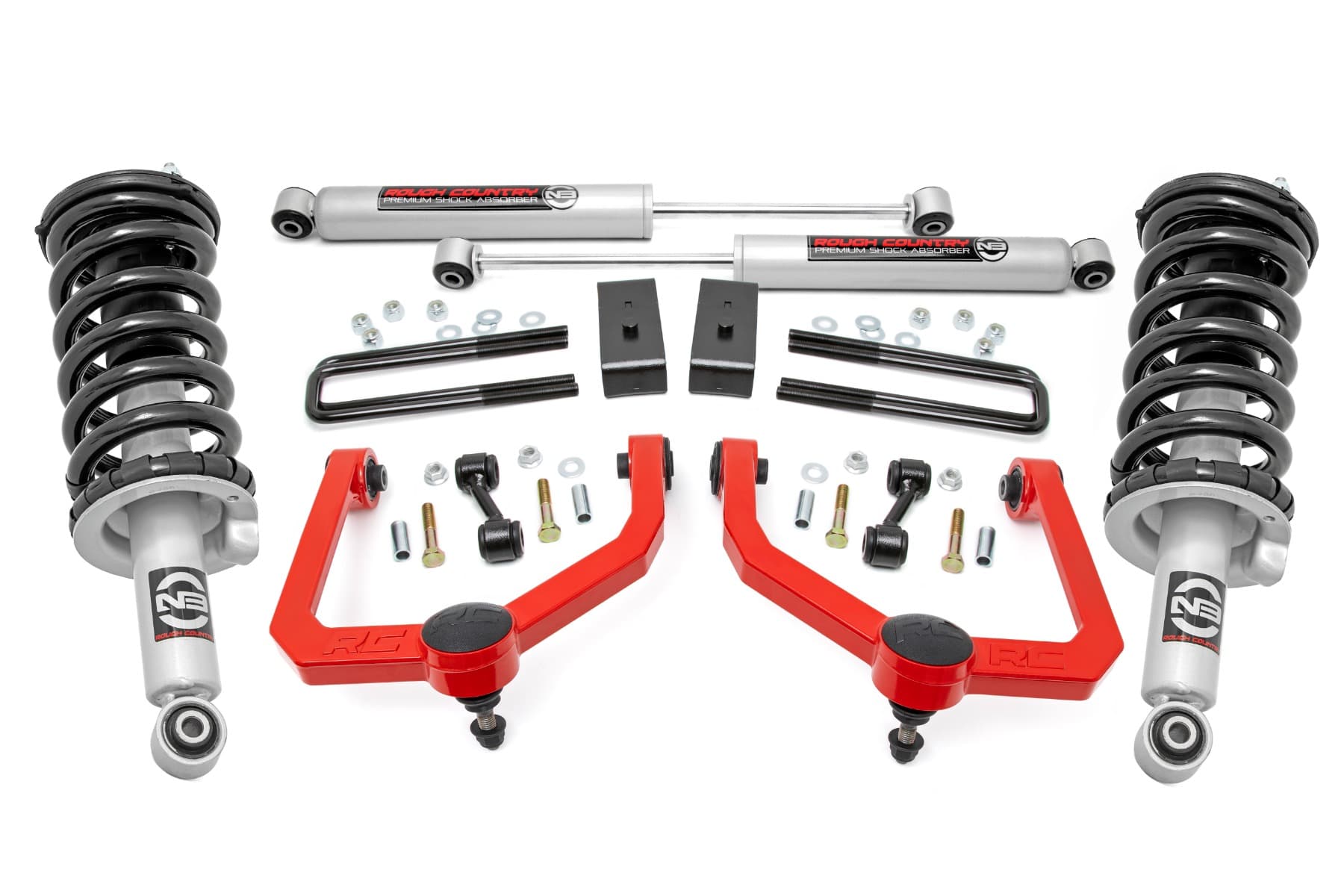 3-Inch Lift Kit with N3 Shocks for 2017–2024 Nissan Titan 4WD