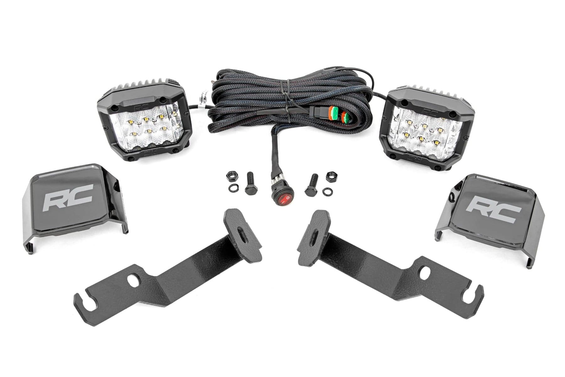 3-Inch Chrome Series Ditch Light Kit for 2005–2015 Toyota Tacoma