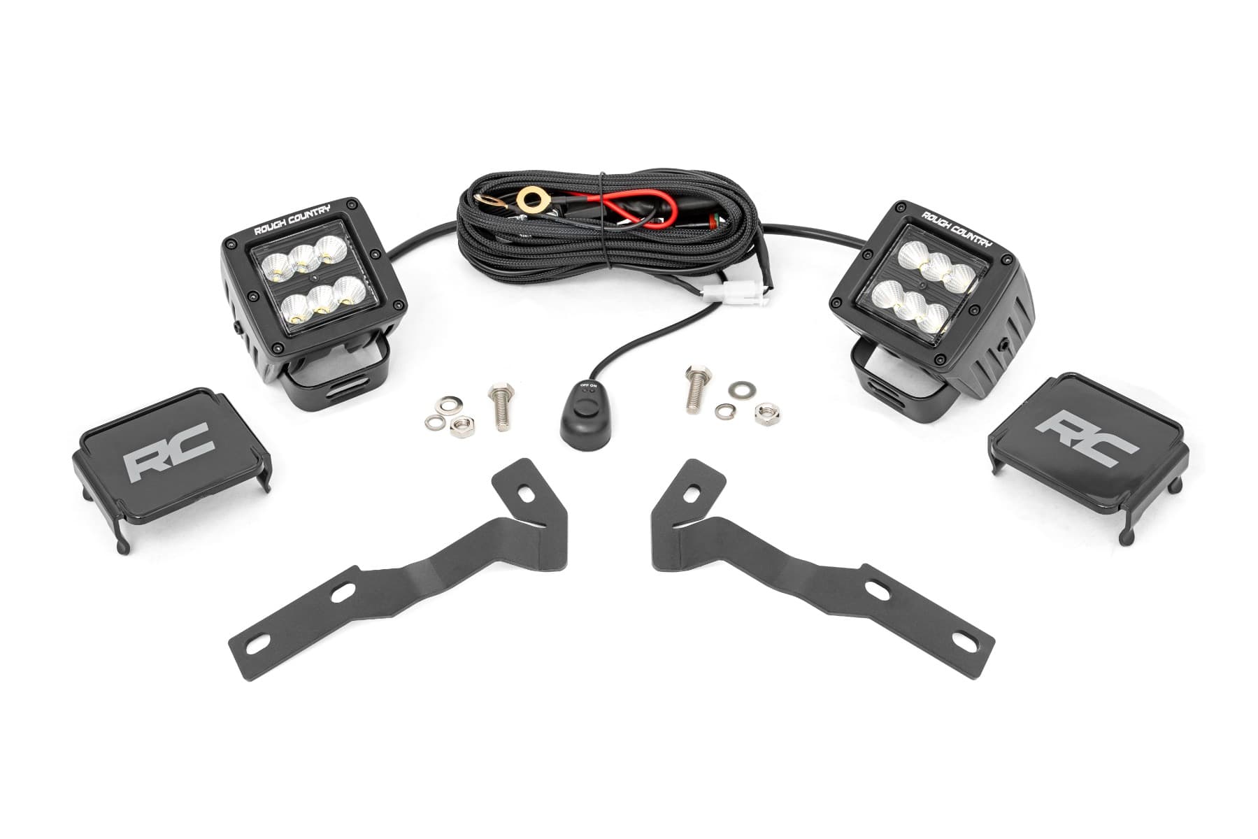 Black Series Ditch Light Kit for Toyota Tacoma (2016–2023)