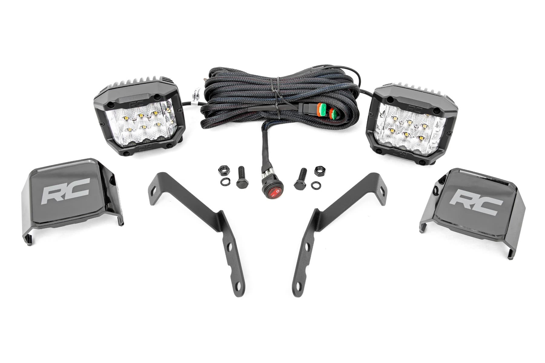 3-Inch Chrome Series Ditch Light Kit for Chevy Silverado 1500