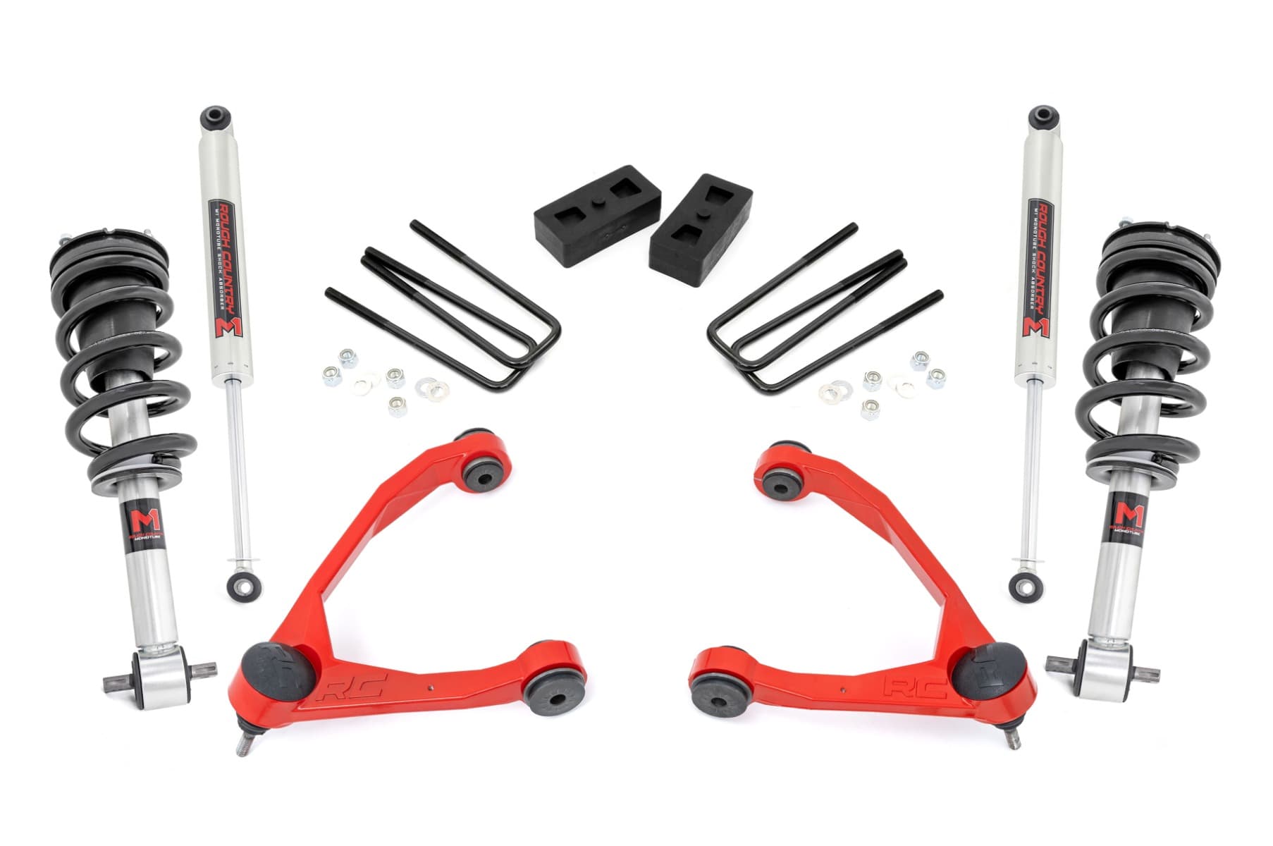 3.5-Inch Lift Kit with M1 Struts for Silverado/Sierra 1500 2WD