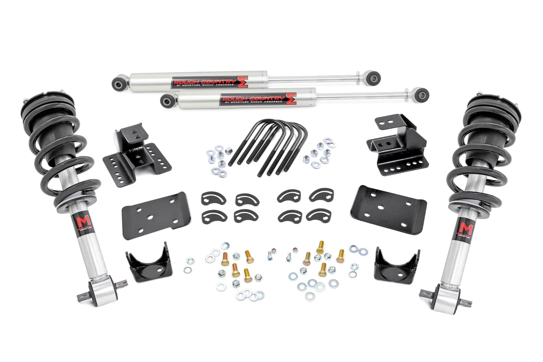 2-Inch Lowering Kit with M1 Struts for Silverado/Sierra 1500 RWD