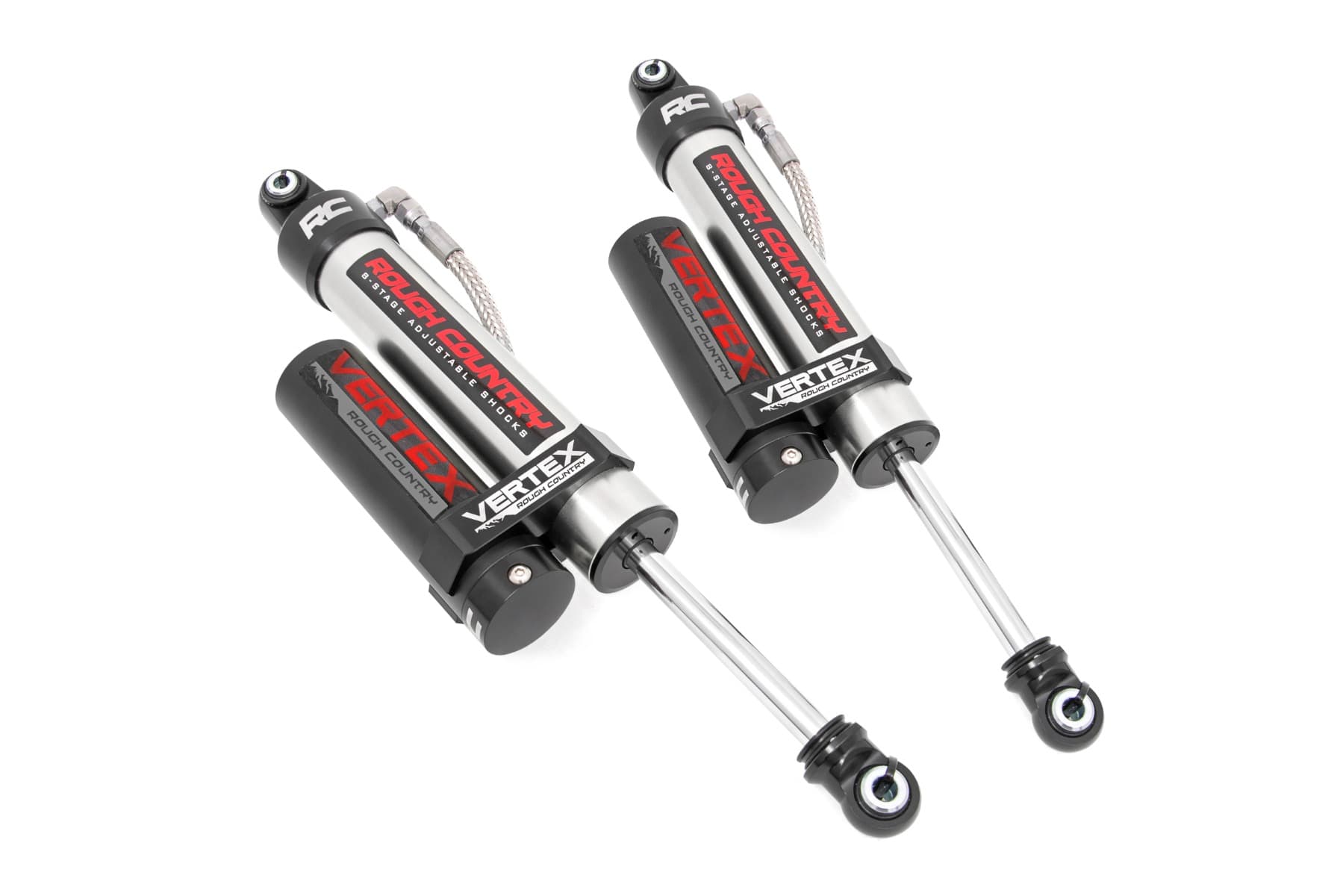 Vertex 2.5 Remote Reservoir Rear Shocks for 2-3.5 in of Lift