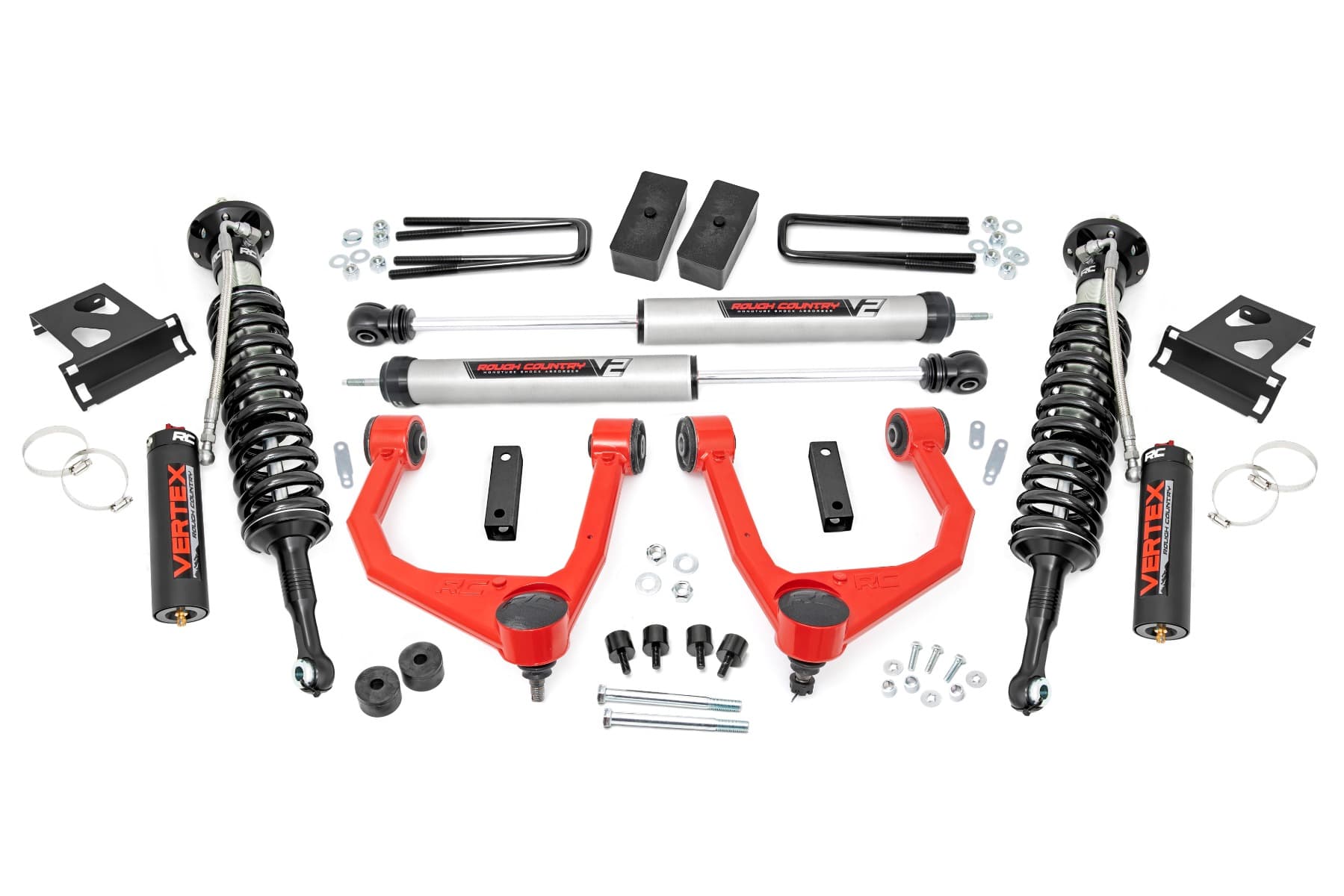 3.5-Inch Lift Kit with Vertex Struts for Toyota Tundra 4WD (2007–2021)