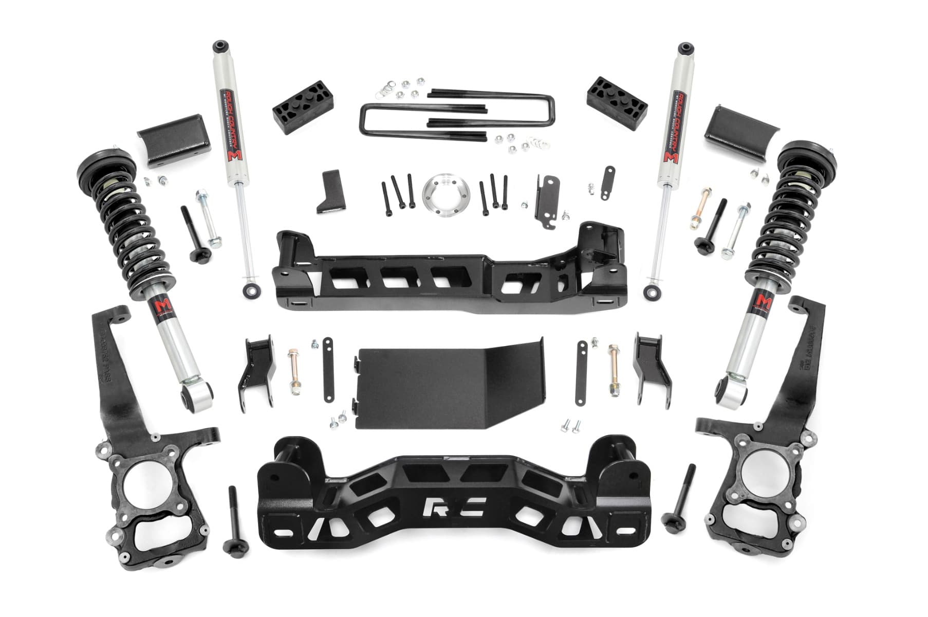 4-Inch Lift Kit with M1 Struts and Shocks for 2014 Ford F-150 4WD