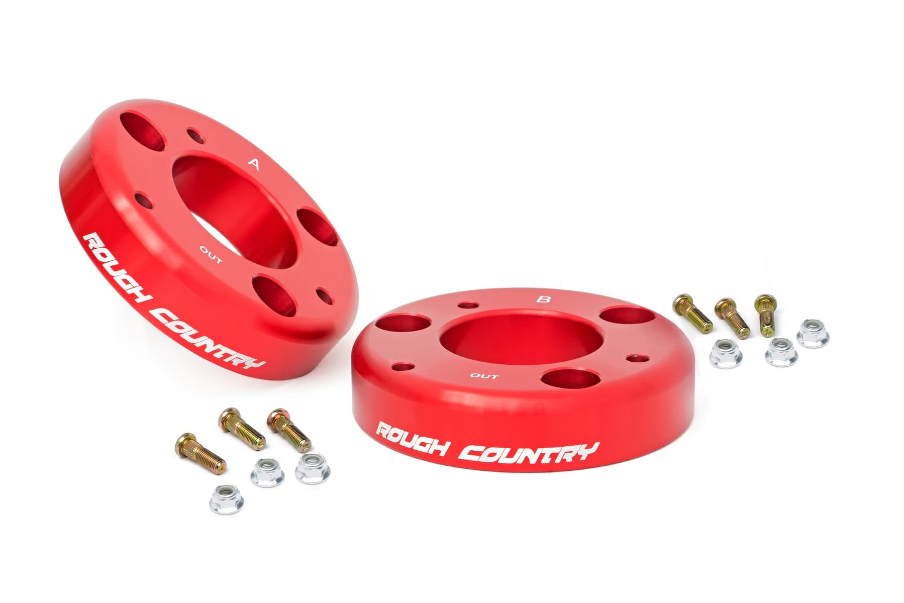 2 Inch Red Aluminum Leveling Kit for 2009–2013 F-150