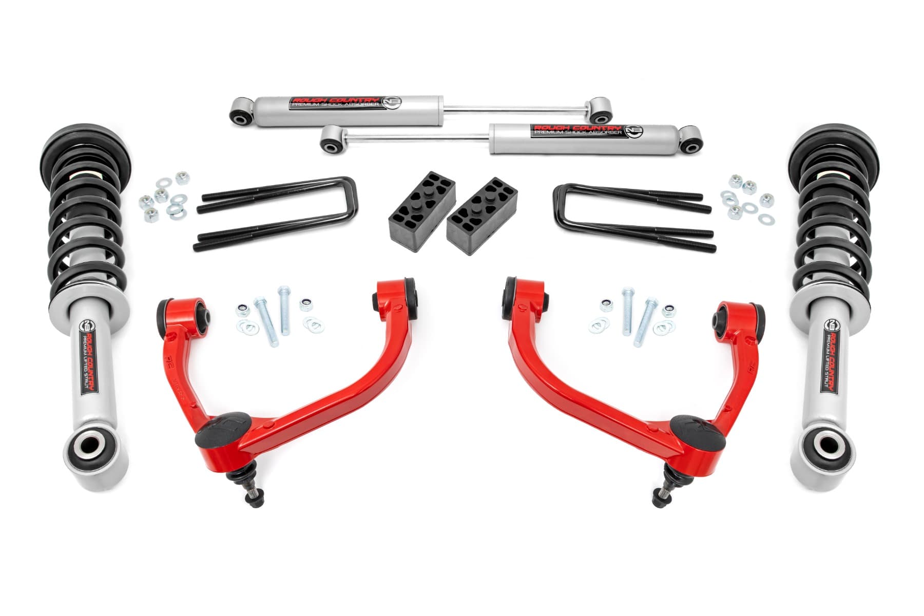 3-Inch Lift Kit with N3 Shocks for 2009–2013 Ford F-150 4WD
