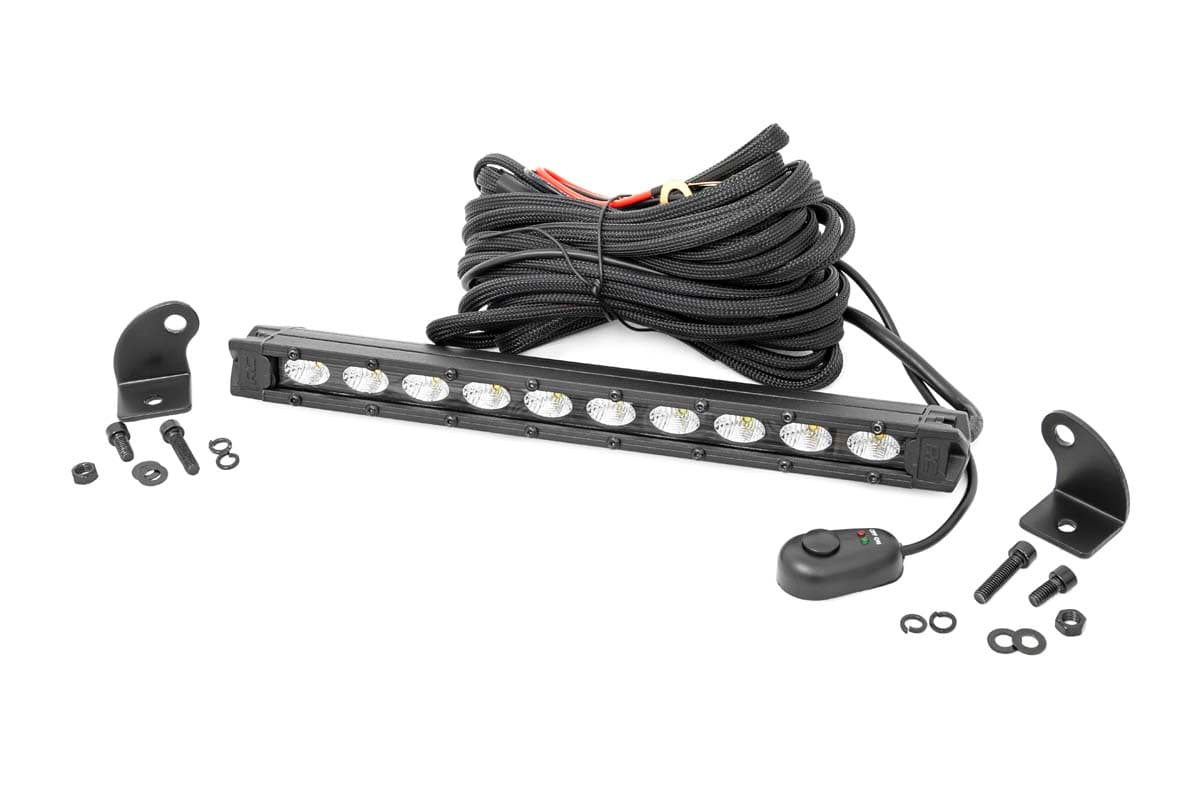 10-Inch Black Series LED Light Bar — 4000 Lumens, Flood