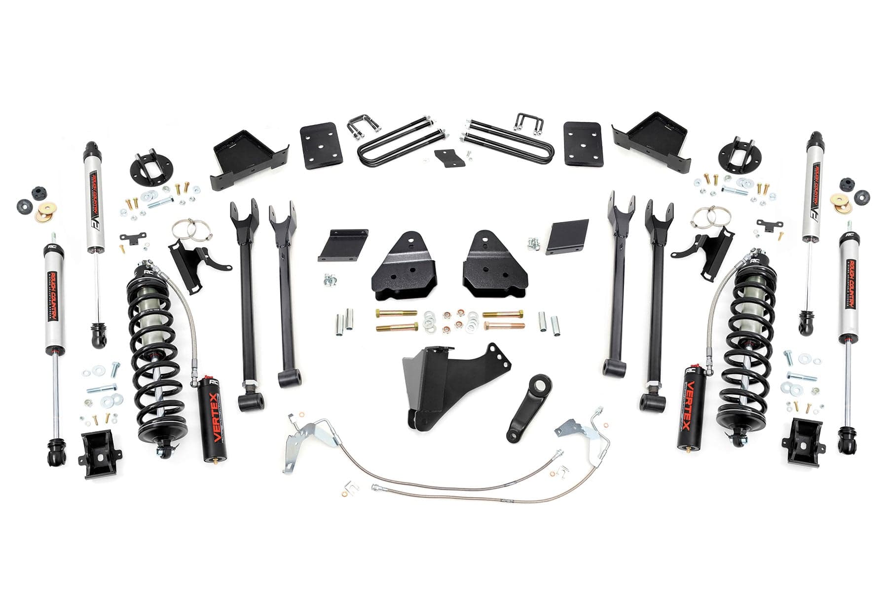 6-Inch Lift Kit with Vertex Coilovers for Ford F-250 4WD (2011-2014)