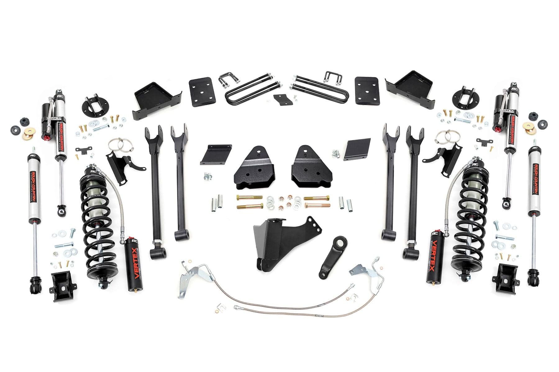 6-Inch Lift Kit with Vertex Coilovers for F-250 Super Duty 4WD with Vertex Rear Coilovers