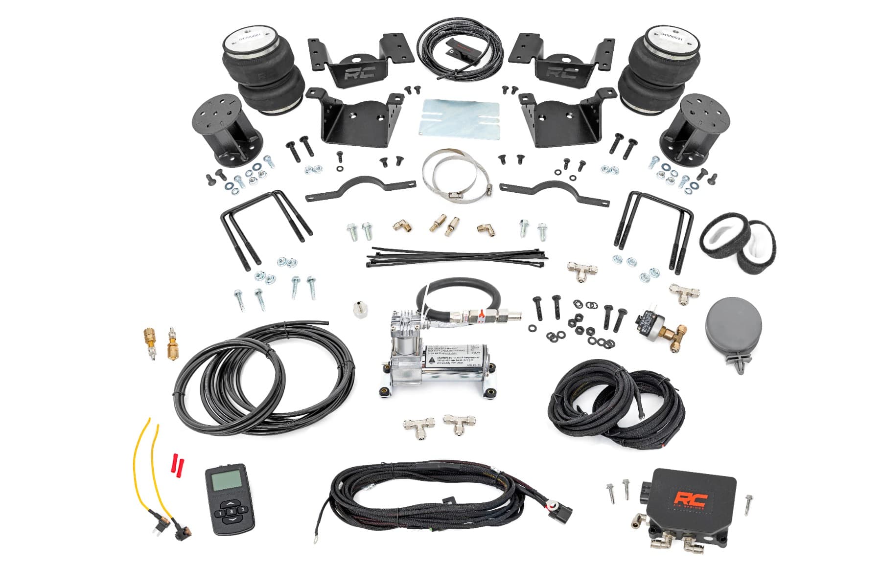 4-Inch Spacer Air Spring Kit with Compressor for Silverado 3500 HD