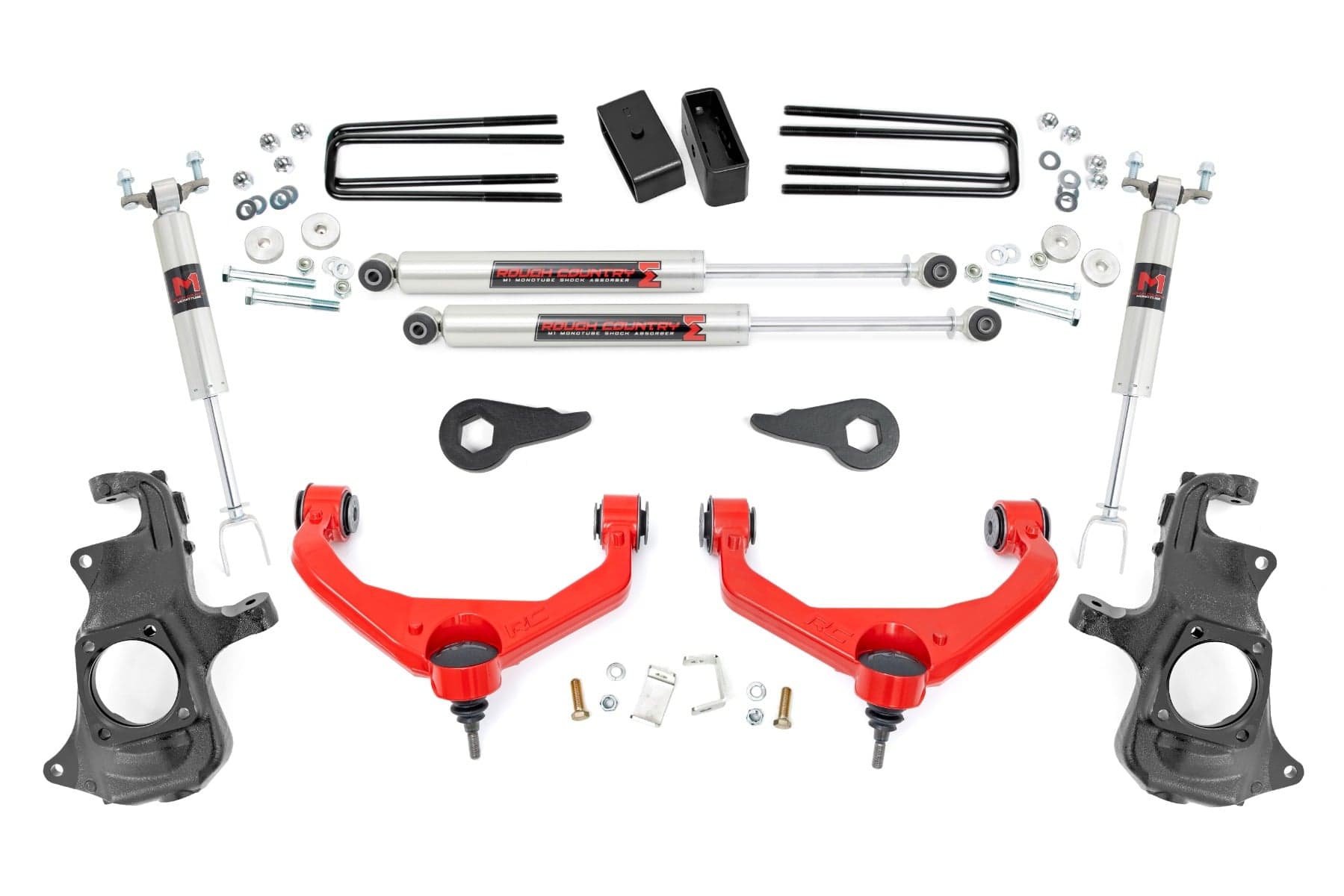 3.5-Inch Lift Kit with M1 Shocks for 2011–2019 Silverado 2500/3500HD