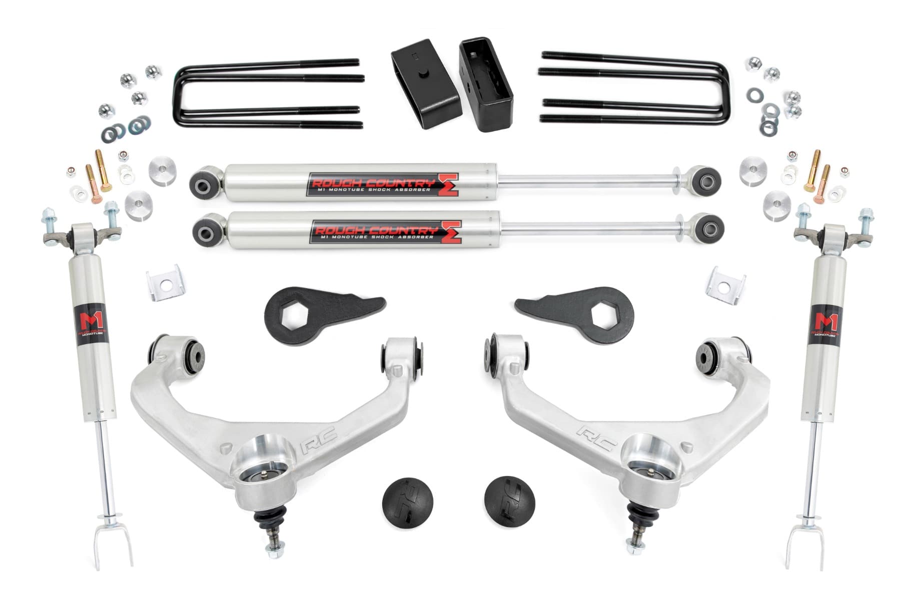 3.5-Inch Lift Kit with M1 Shocks for Silverado/Sierra HD (2011–2019) — Part 97540