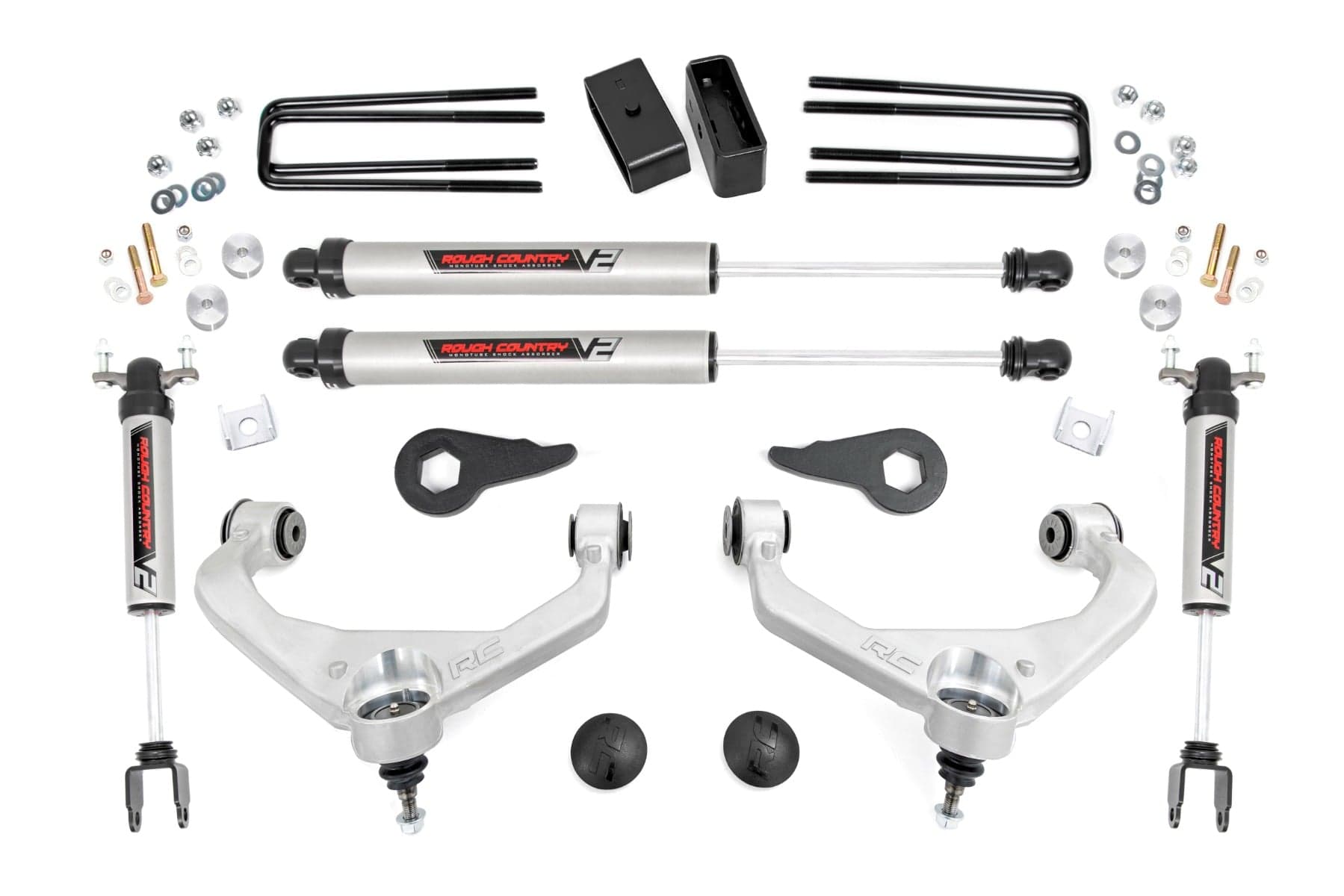 3.5-Inch Lift Kit with V2 Shocks for Silverado/Sierra HD (2011–2019) — Part 97570