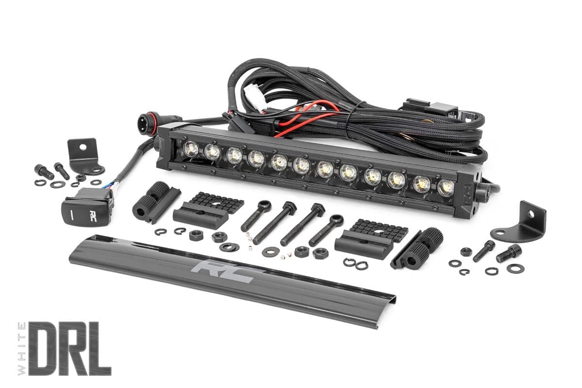 12-Inch Black Series LED Light Bar with DRL