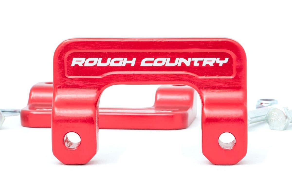 2-Inch Leveling Kit with Red Anodized Billet Spacers