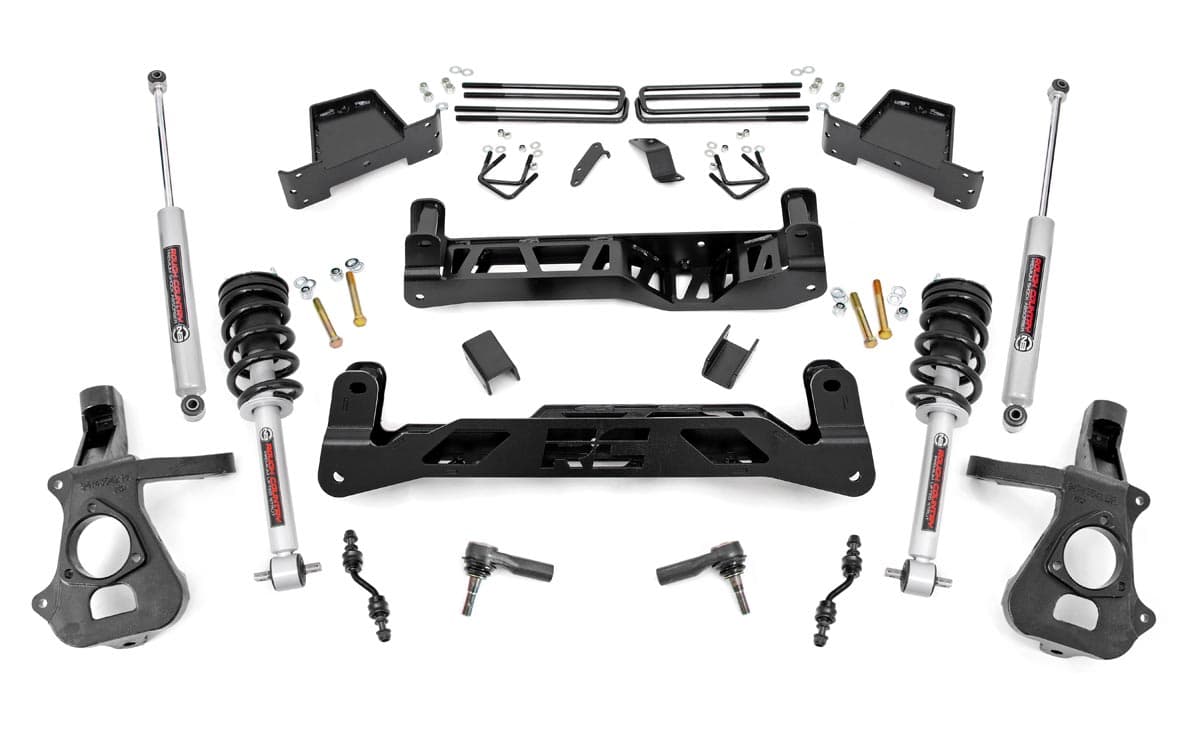 7-Inch Lift Kit with N3 Shocks for Silverado/Sierra 1500 2WD
