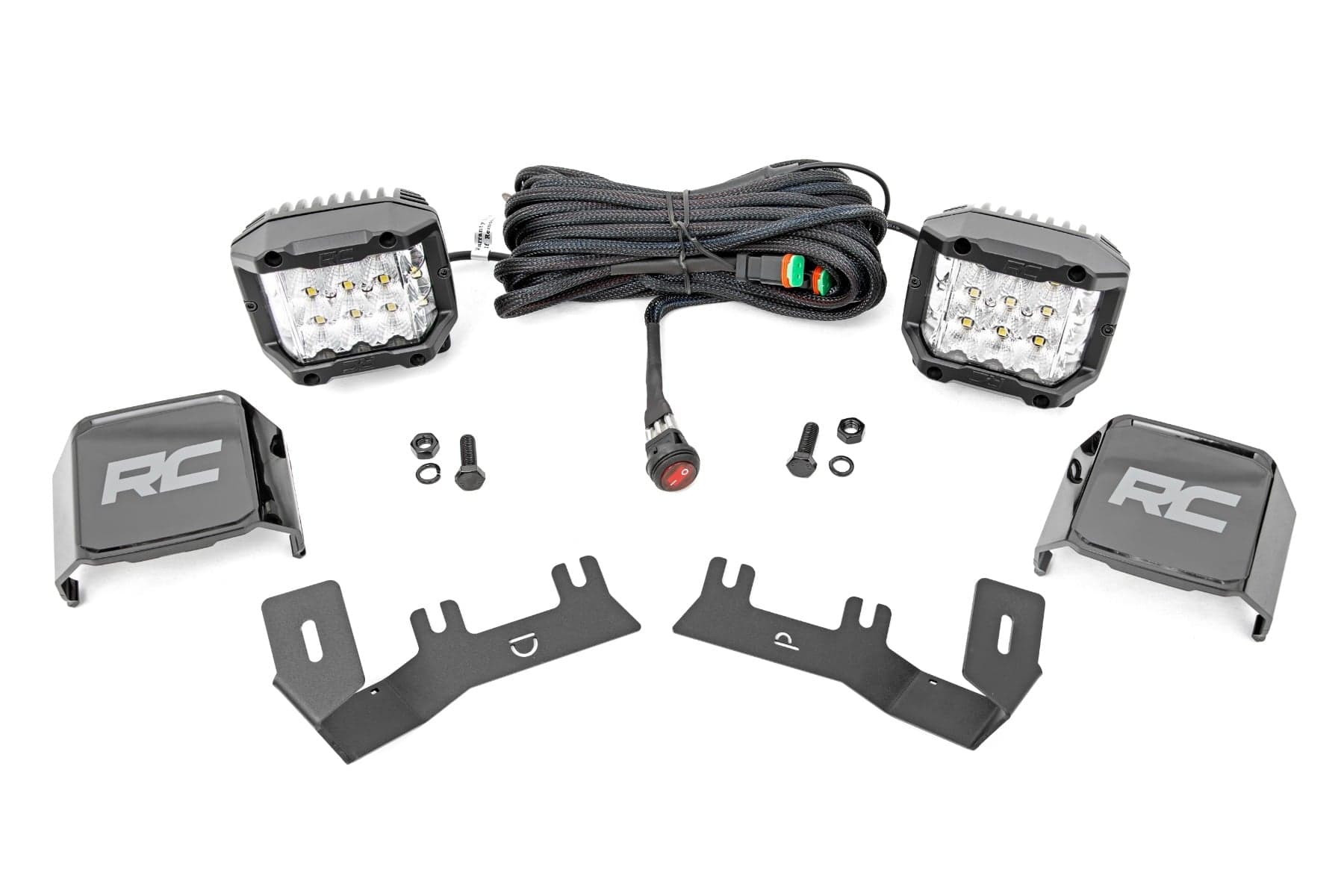 3-Inch Chrome Series Ditch Light Kit for Silverado 1500 (2014-2018)