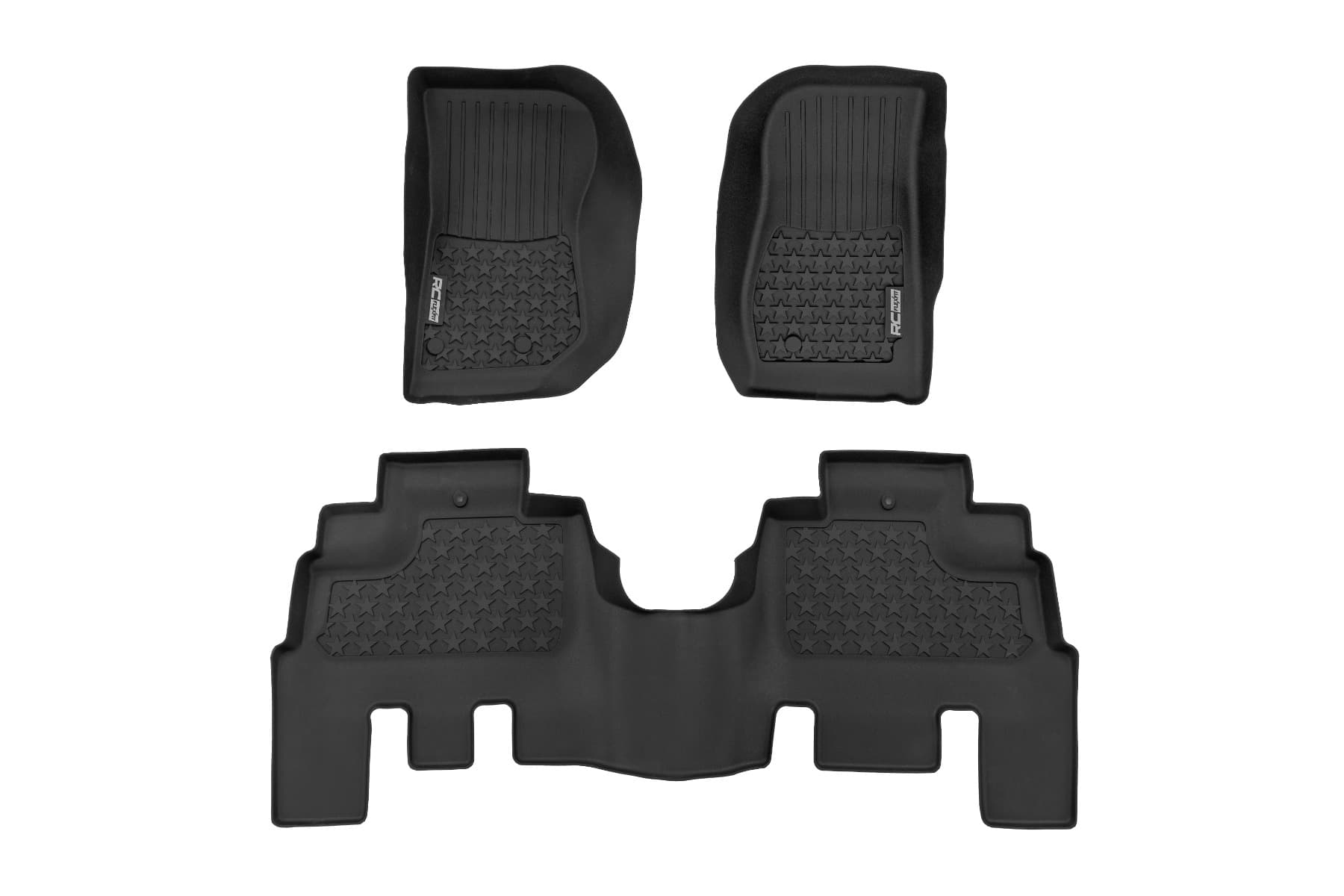 Flex-Fit Floor Mat Set for 2014–2017 Jeep Wrangler Unlimited