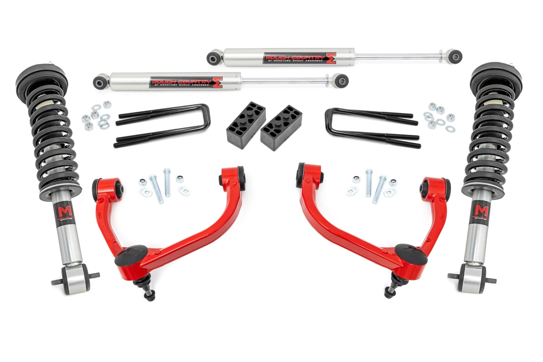 3-Inch Lift Kit with M1 Struts and Shocks for F-150 4WD