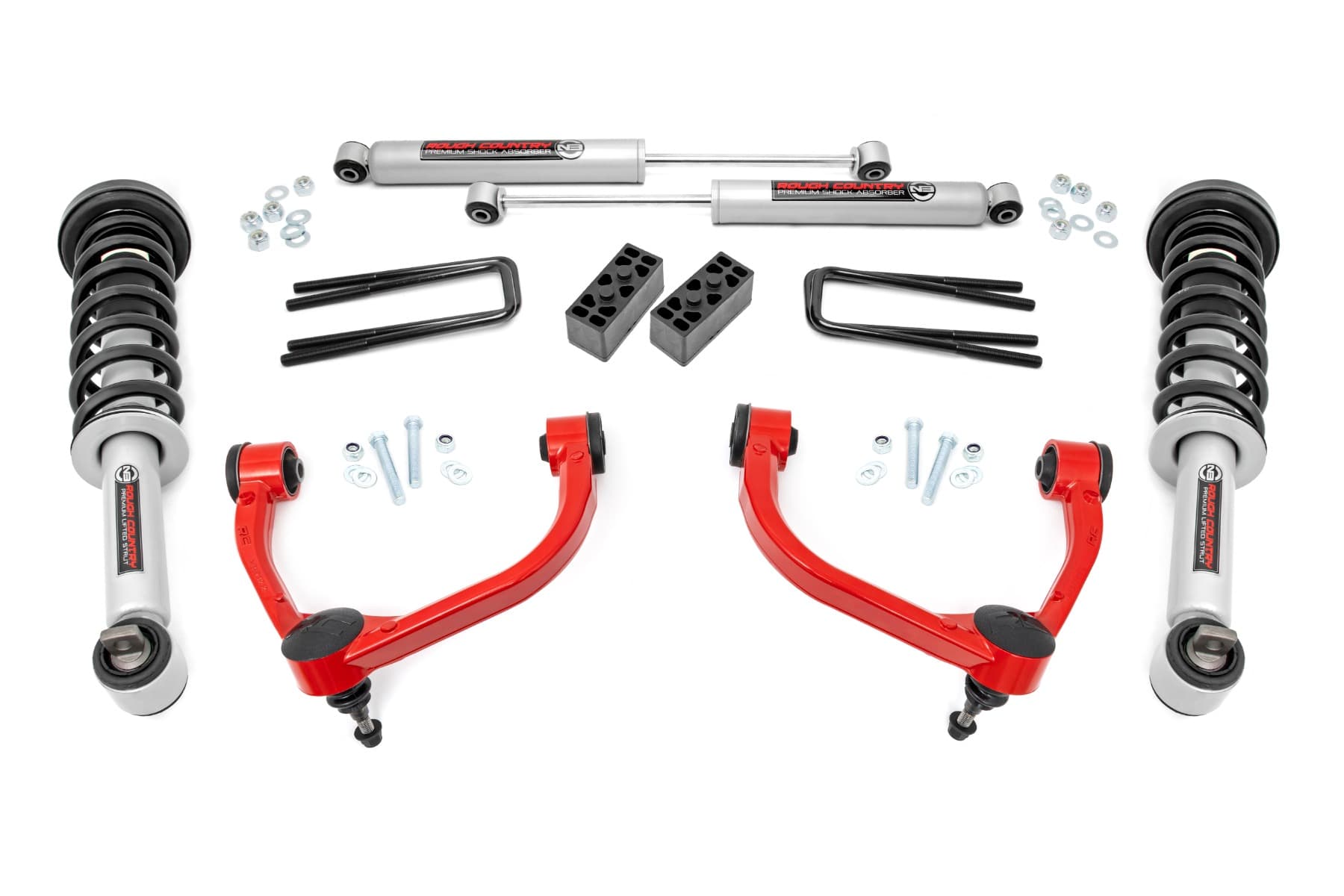 3-Inch Lift Kit with N3 Shocks for 2014–2020 Ford F-150 4WD