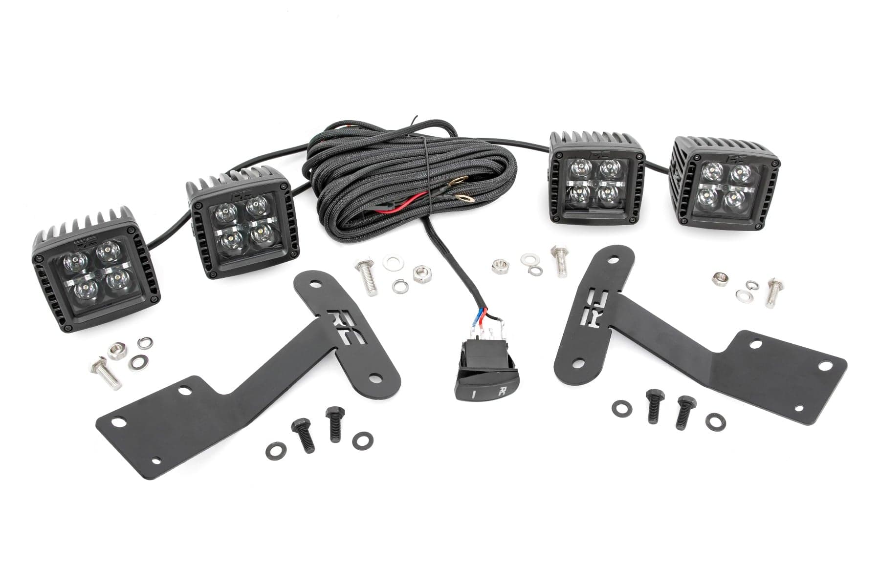 Ditch Light Kit with Black Series LED Pods for Toyota Tundra