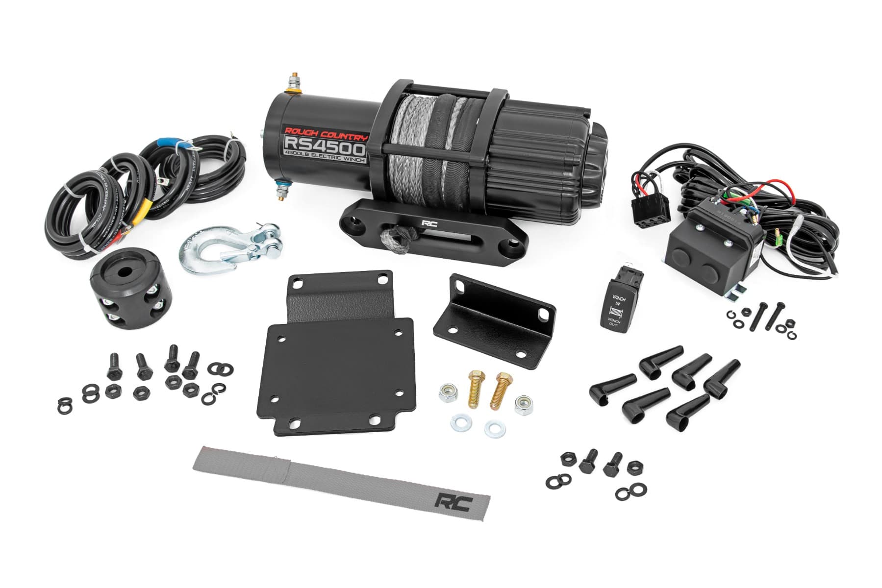 4500 lb Winch and Mount Kit for Honda Pioneer 1000