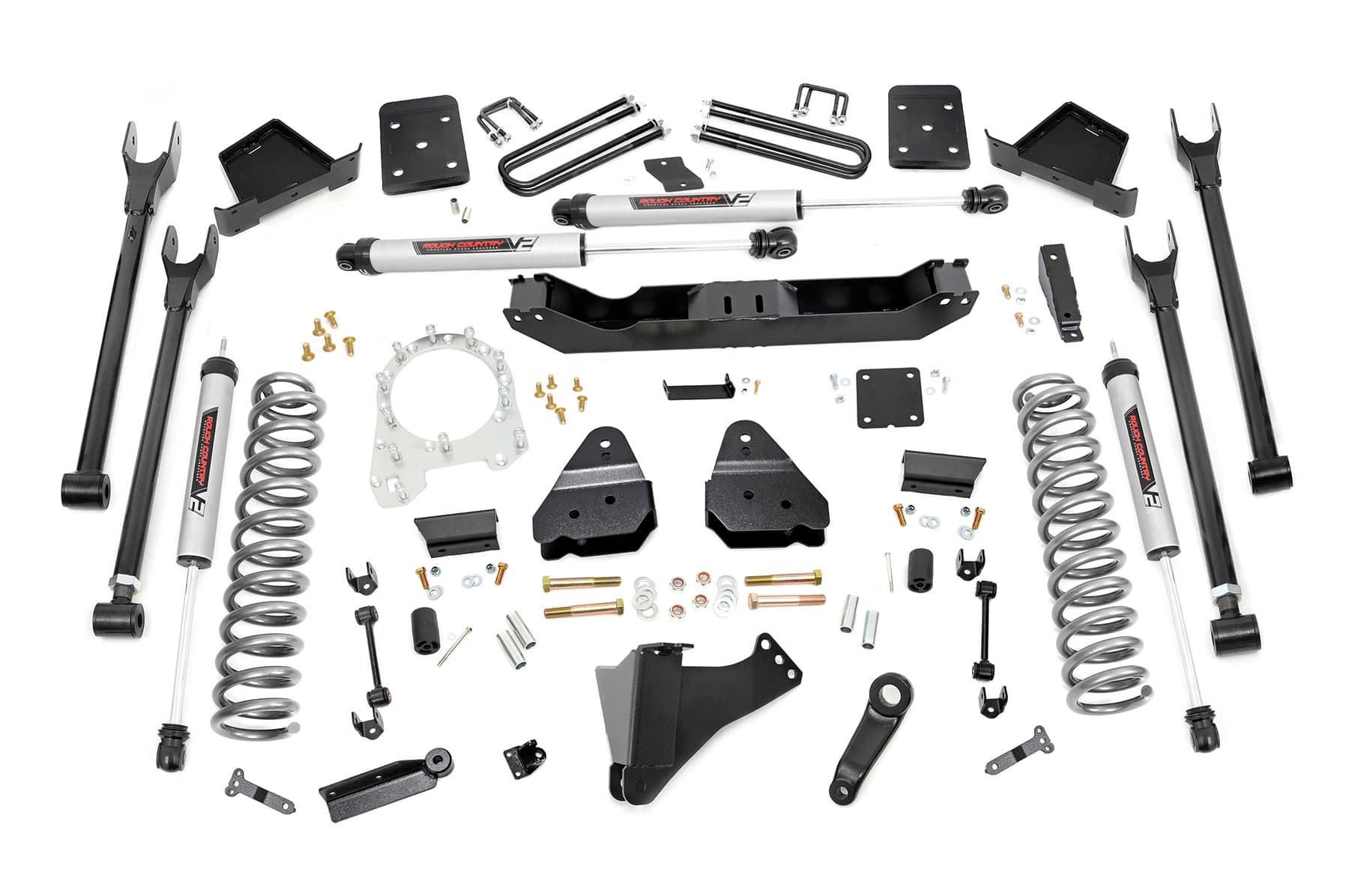 6-Inch Lift Kit with V2 Shocks for Ford Super Duty 4WD (2017–2022) — Part 56070